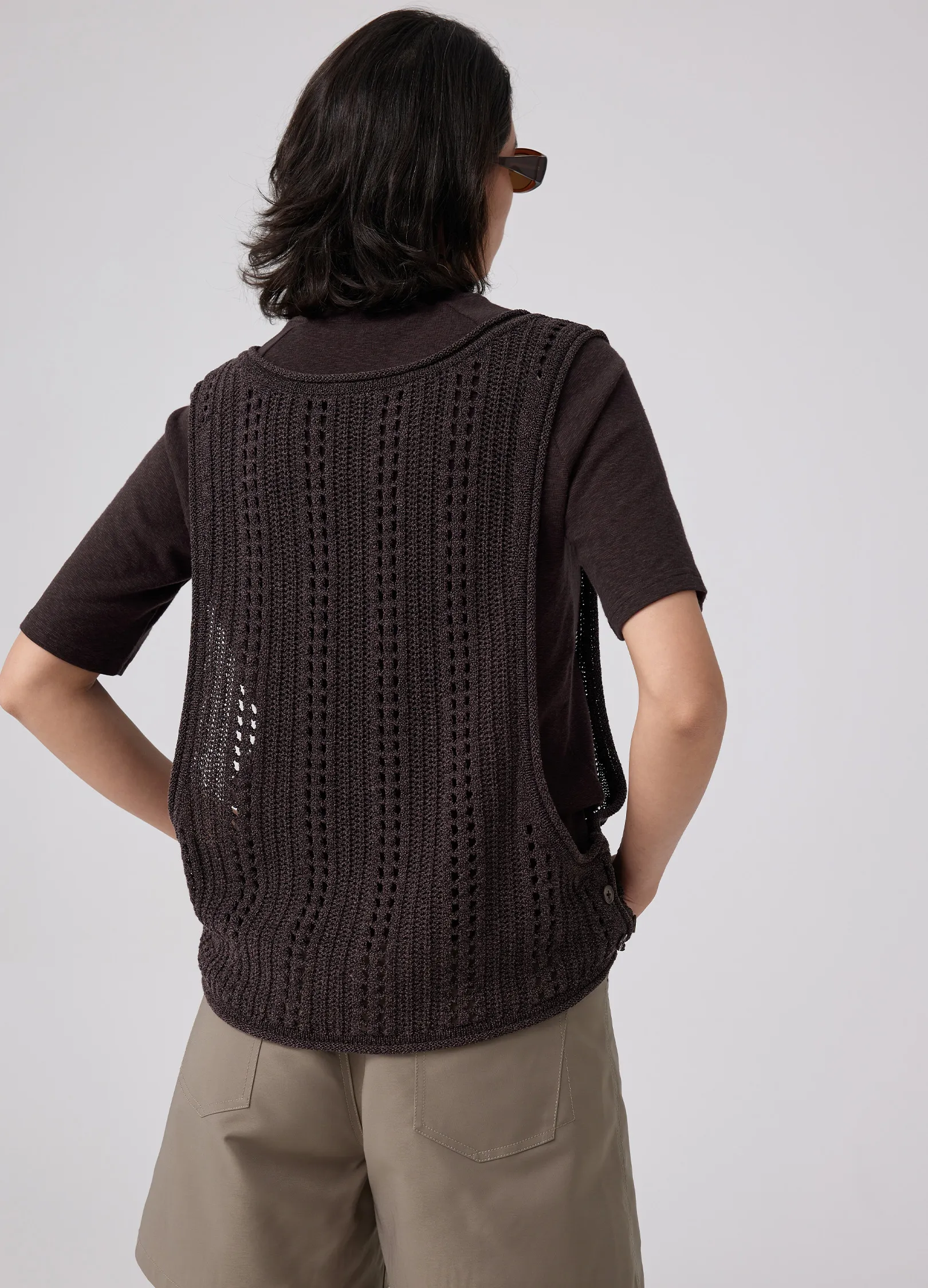 Hollow Crochet Vest - Image 6