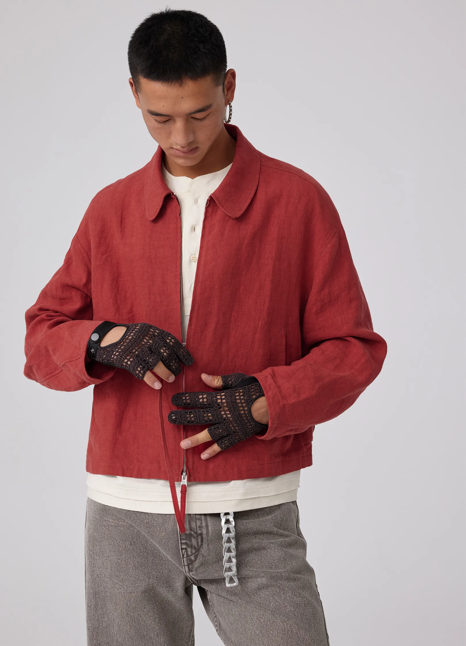 Hollow Driver Crochet Gloves - Image 5