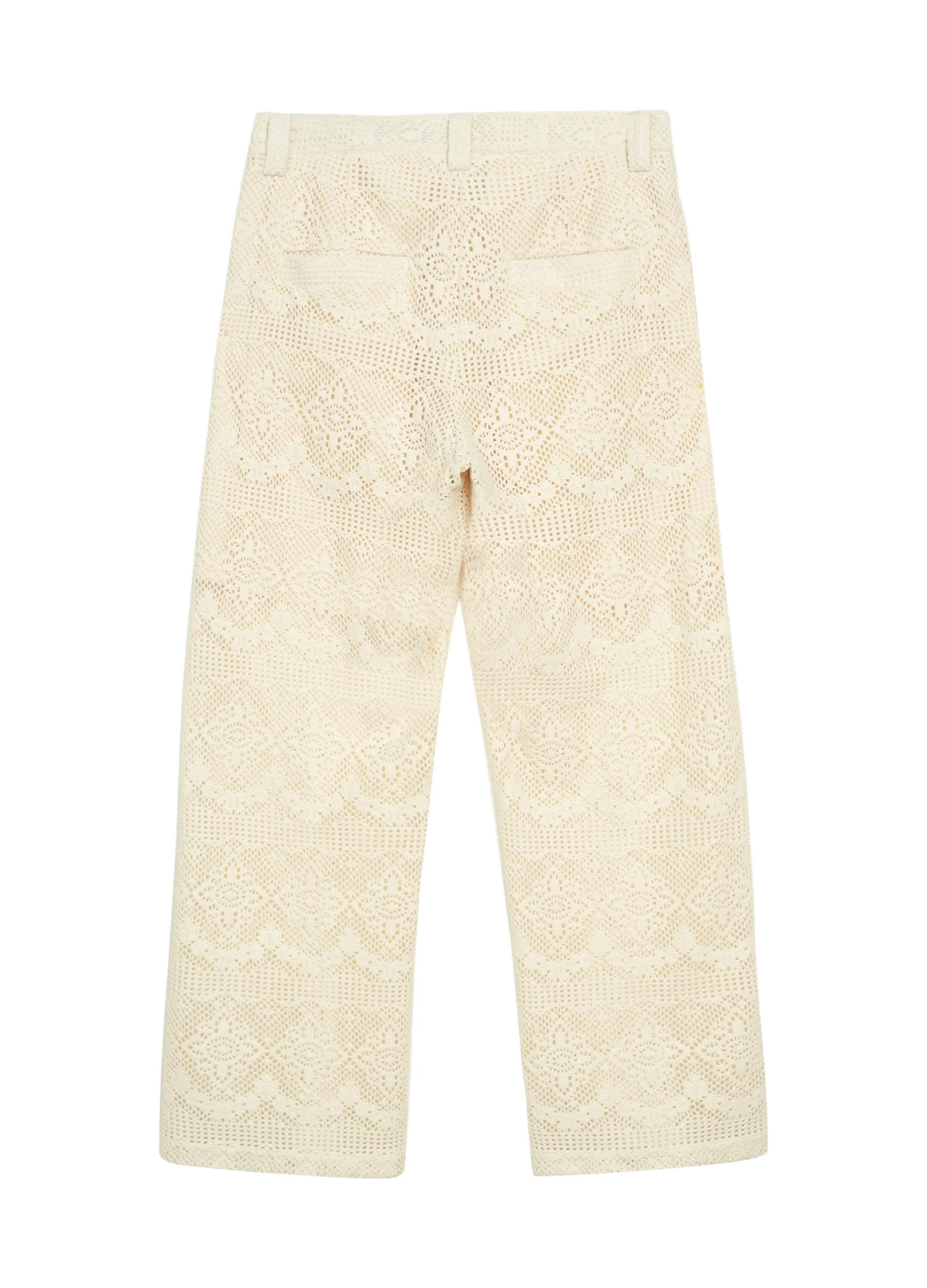 Hollow Lace Wide Trousers - Image 13