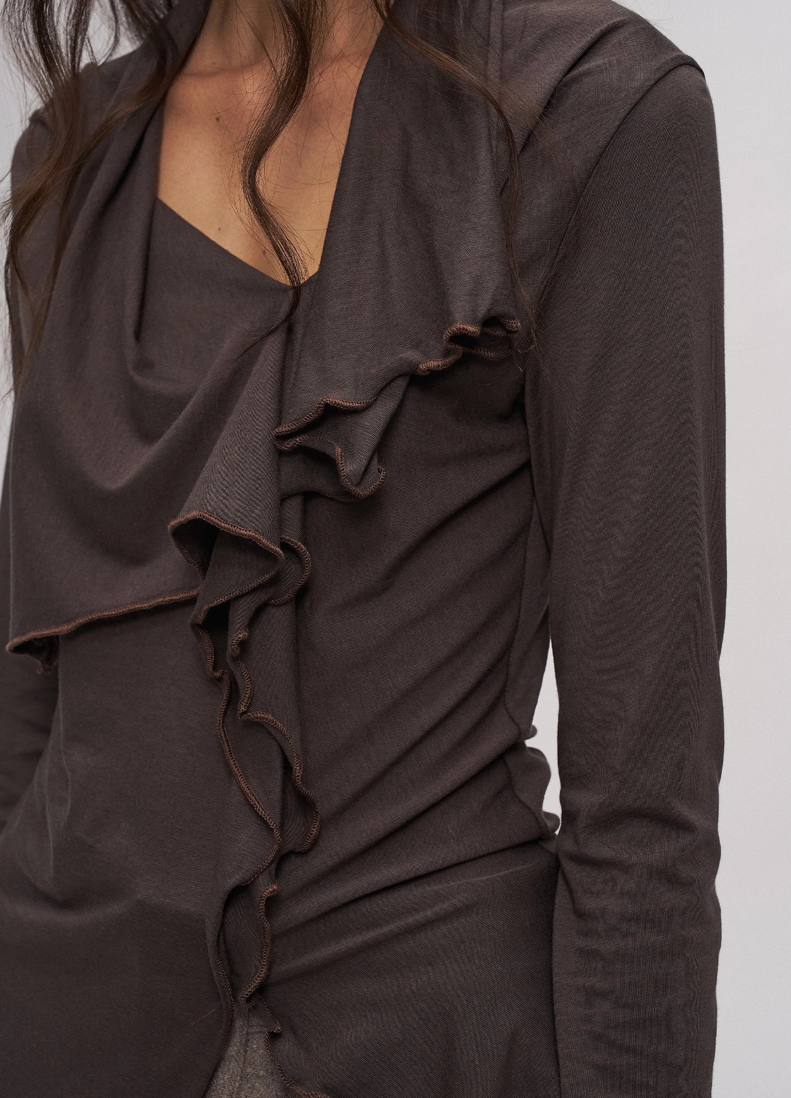 Iris Knit Top Brown - Image 8