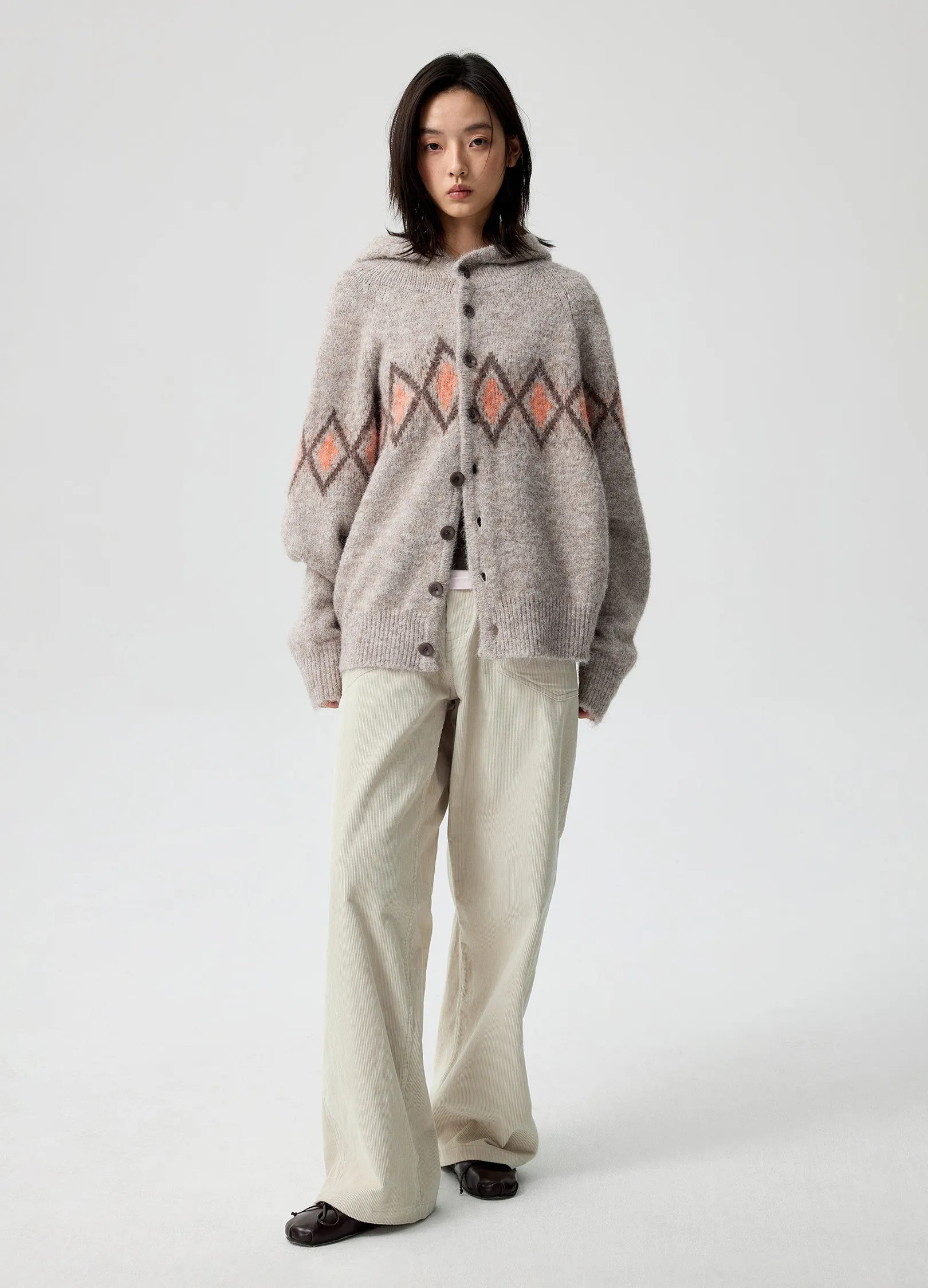 Jacquard Hooded Sweater - Image 10