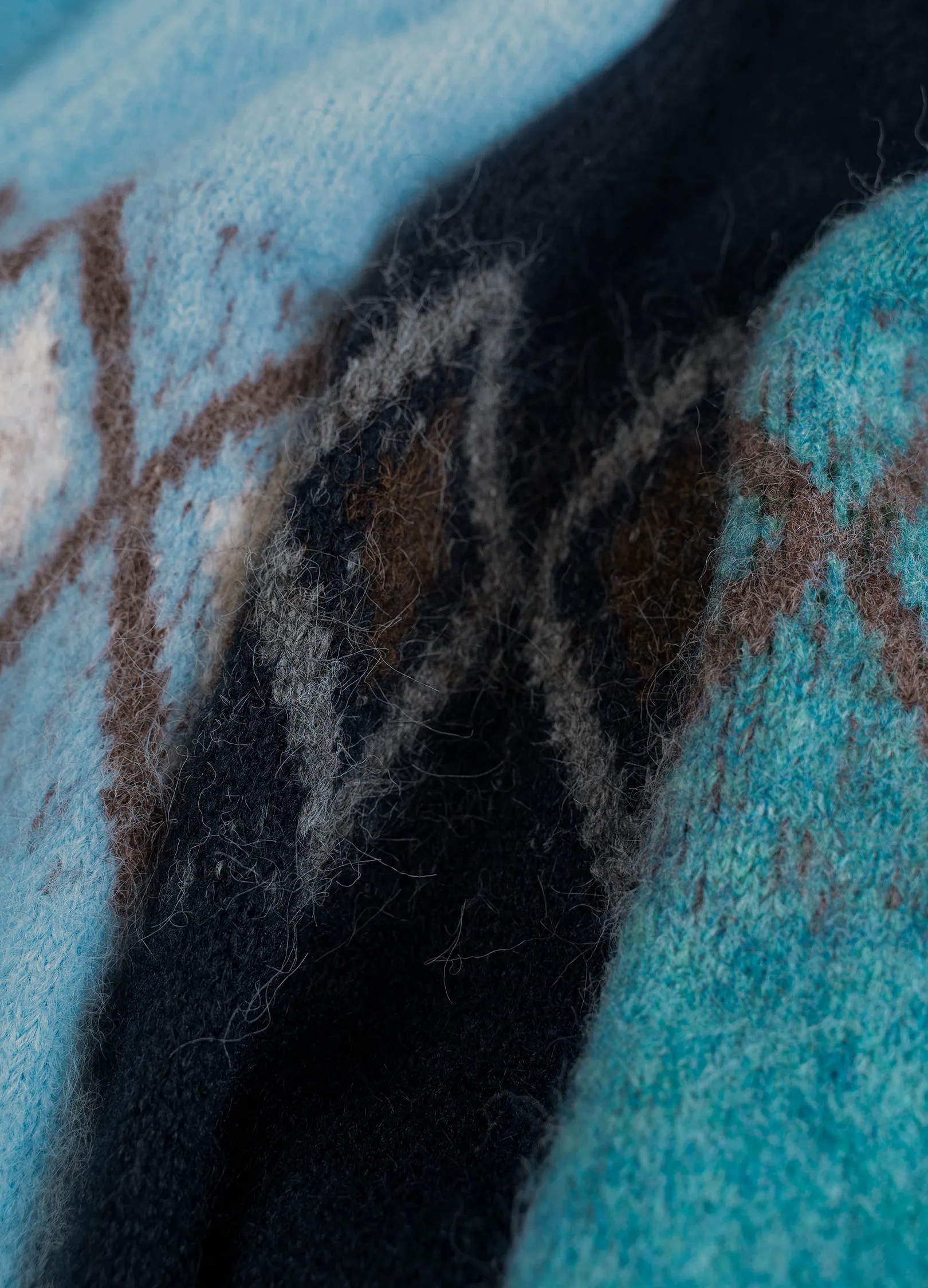 Jacquard Hooded Sweater - Image 15