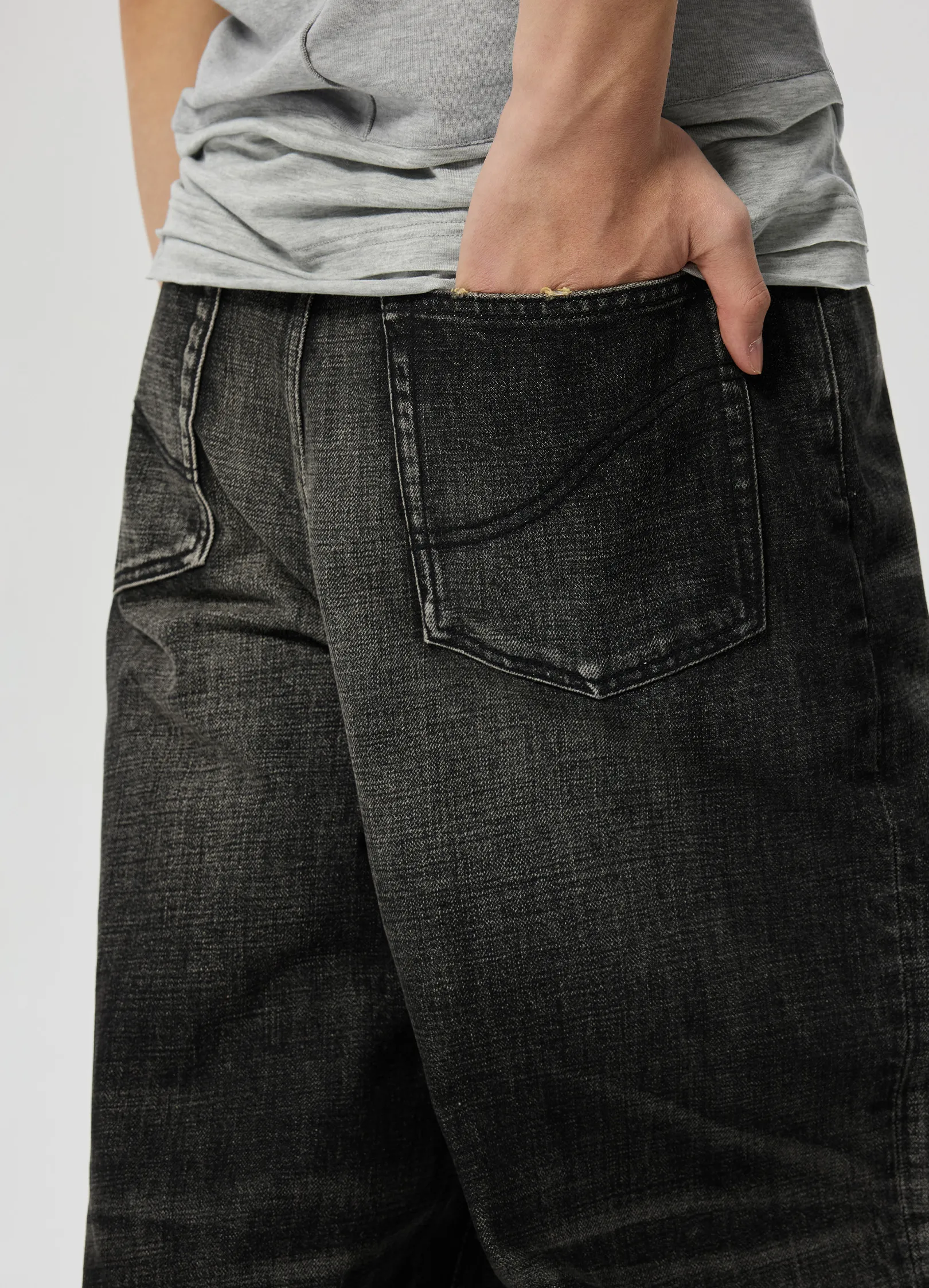 Jet Wash Wide Denim - Image 5