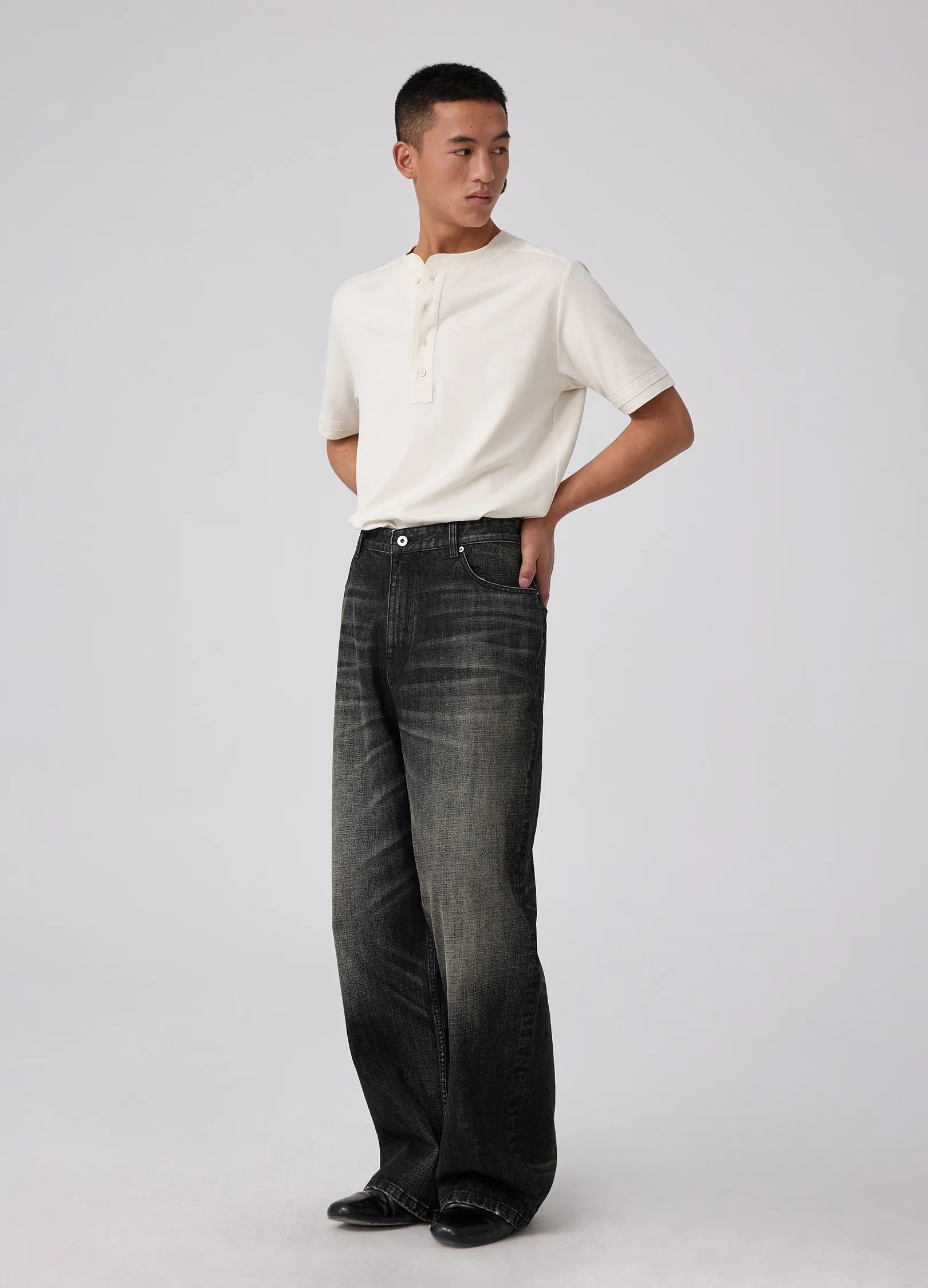 Jet Wash Wide Denim - Image 8