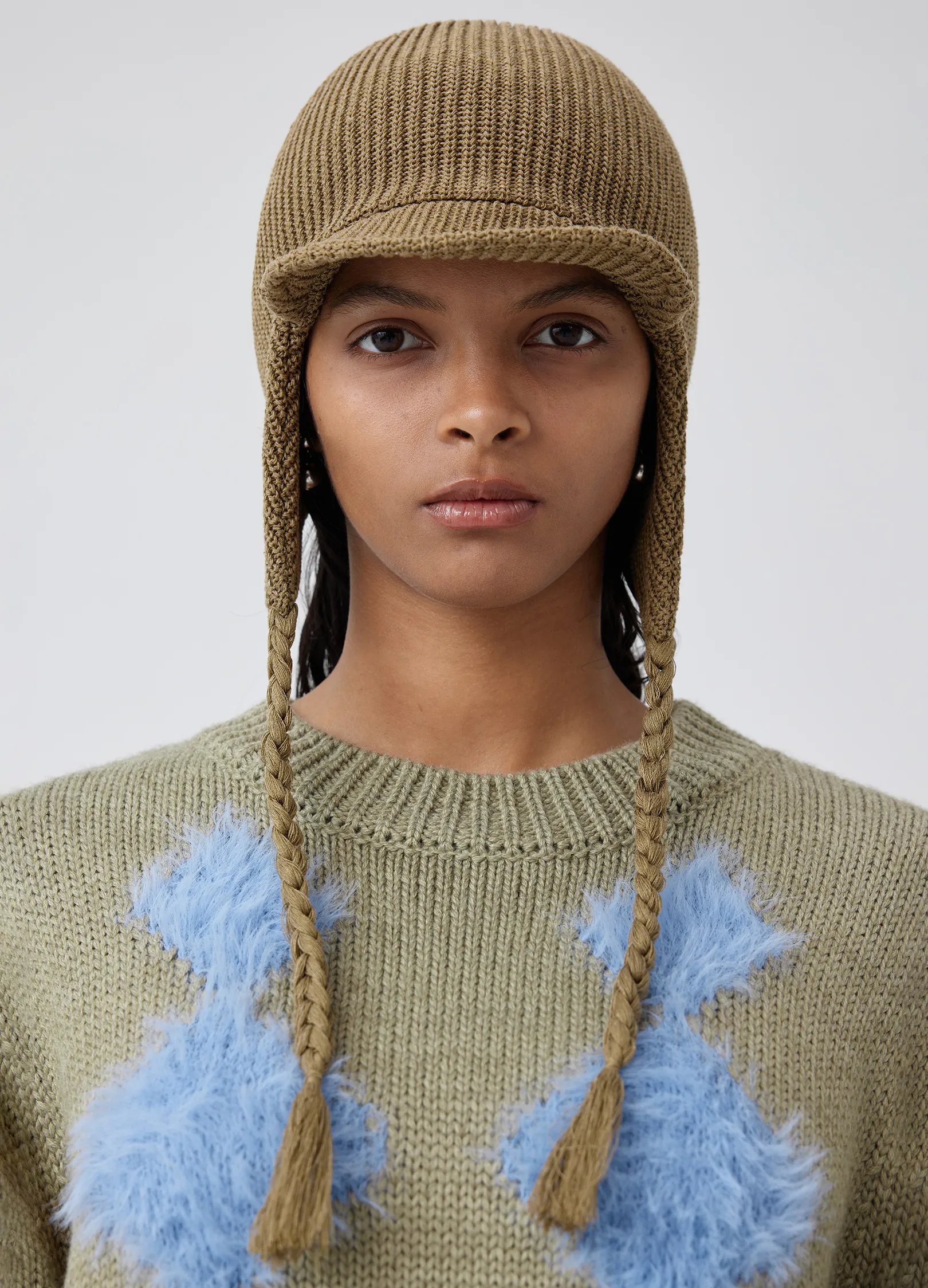 Knitted Trapper Hat - Image 2