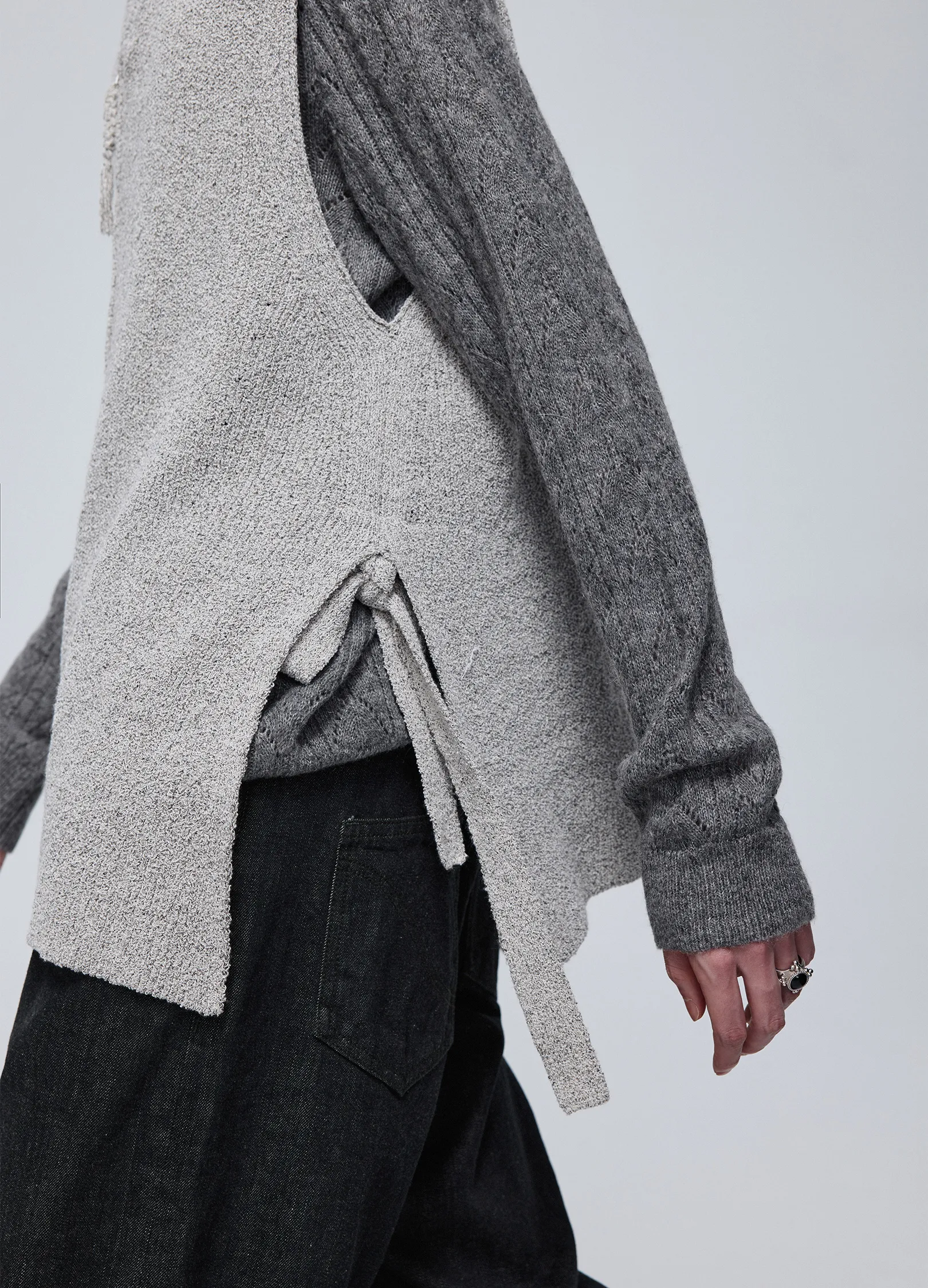 Knitted Zip Vest - Image 12
