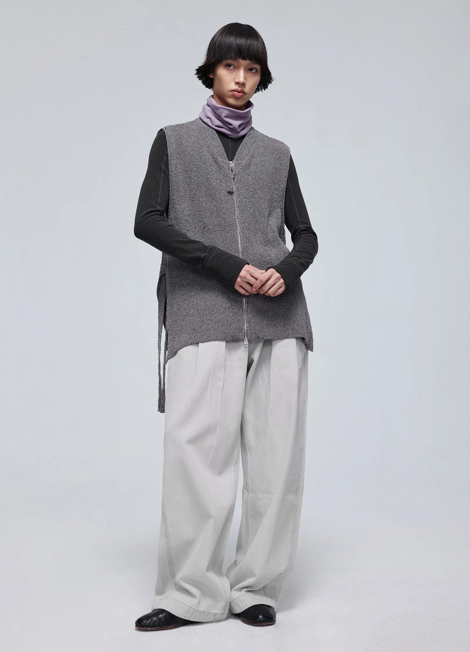 Knitted Zip Vest - Image 4