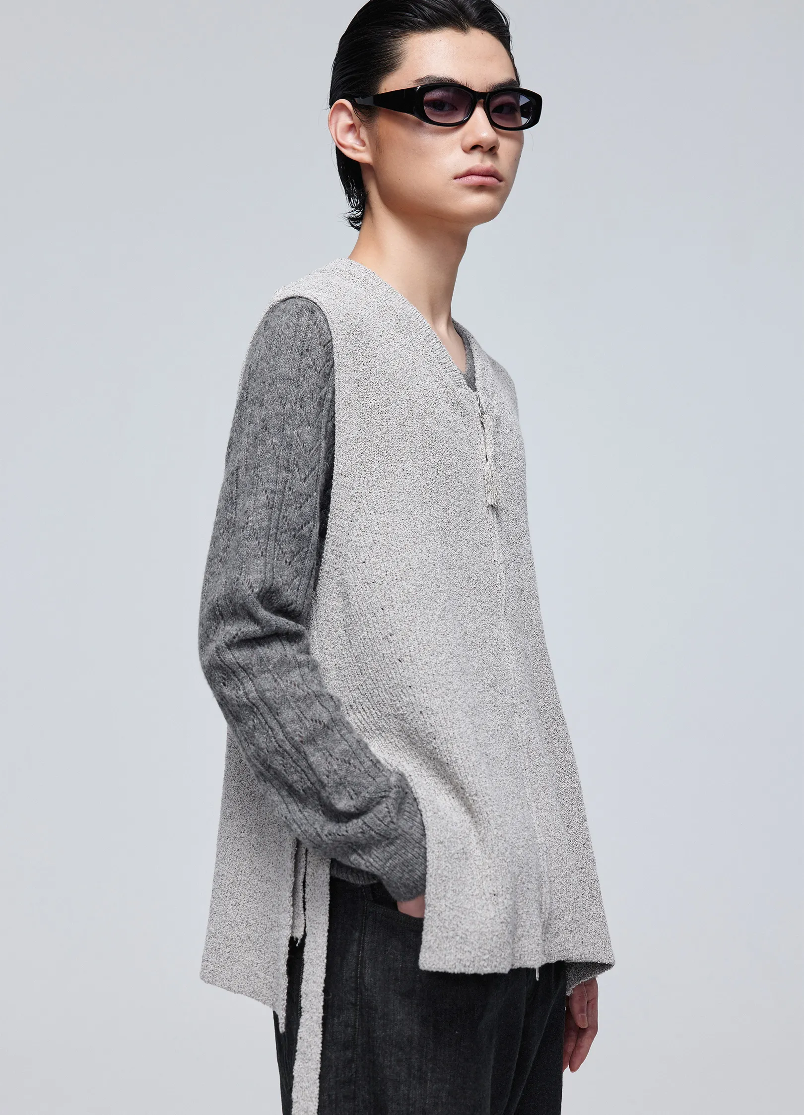 Knitted Zip Vest - Image 7