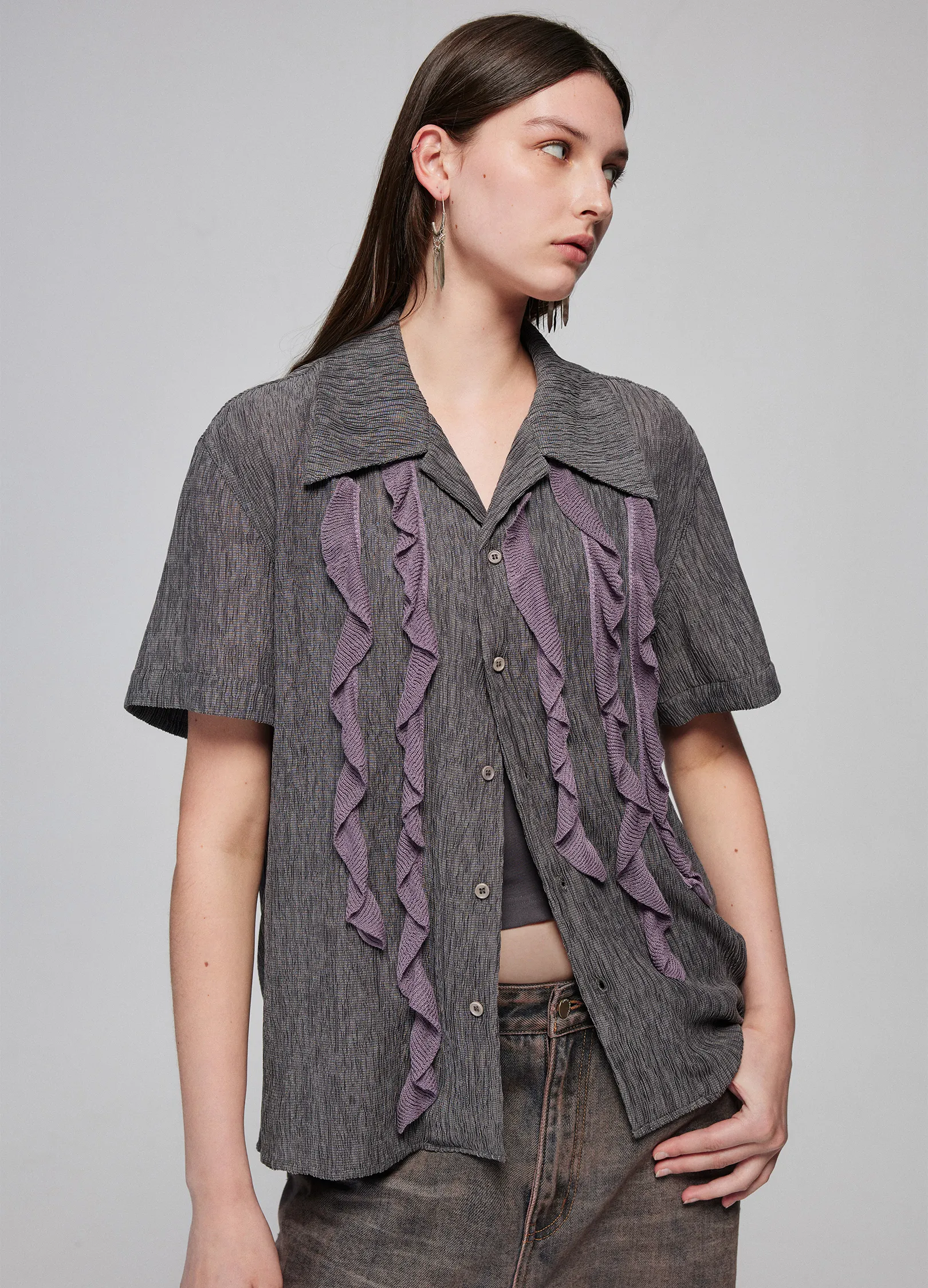 Lace Artisanal Shirt - Image 2