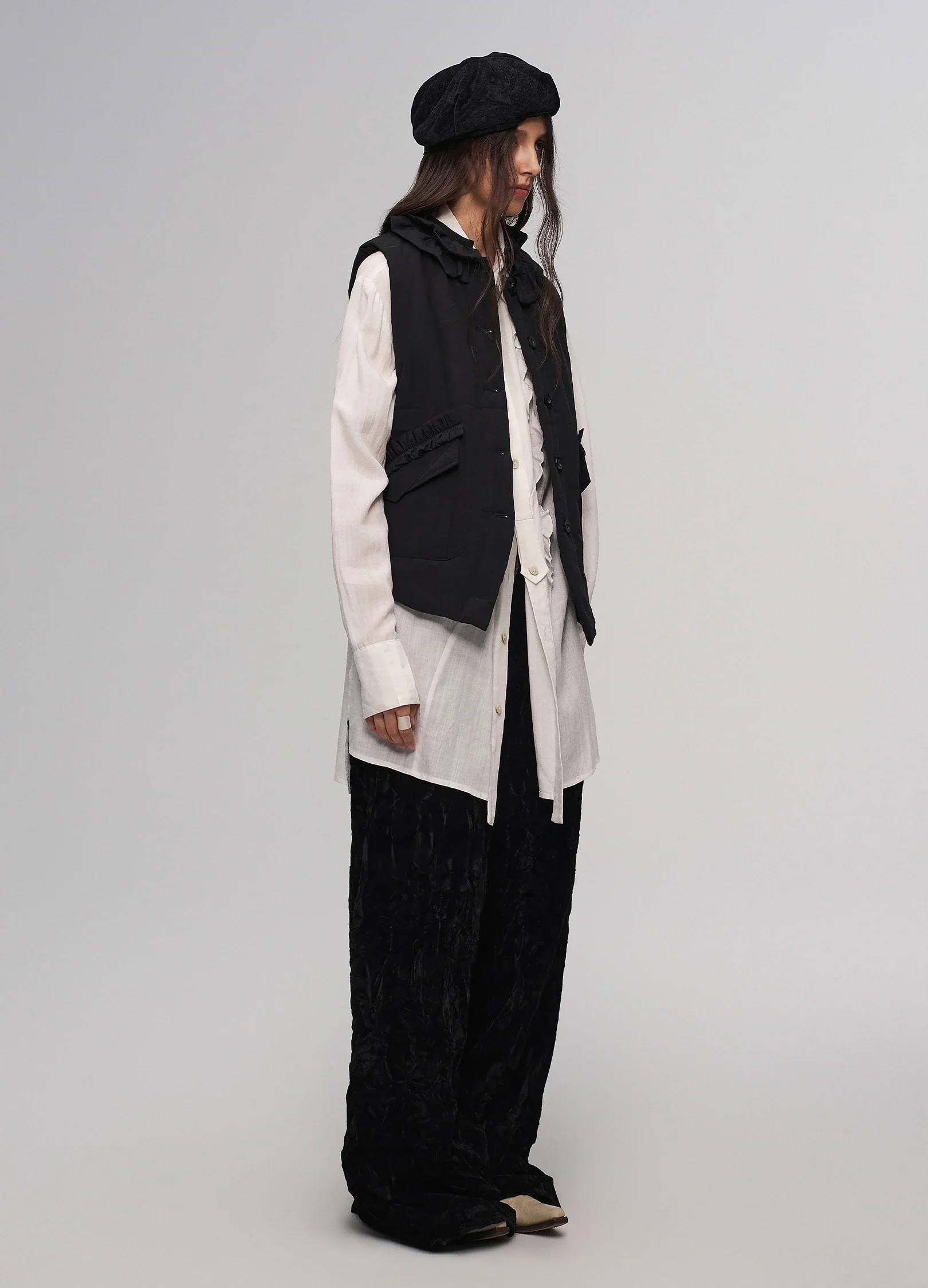 Lace Overlay Vest - Image 6