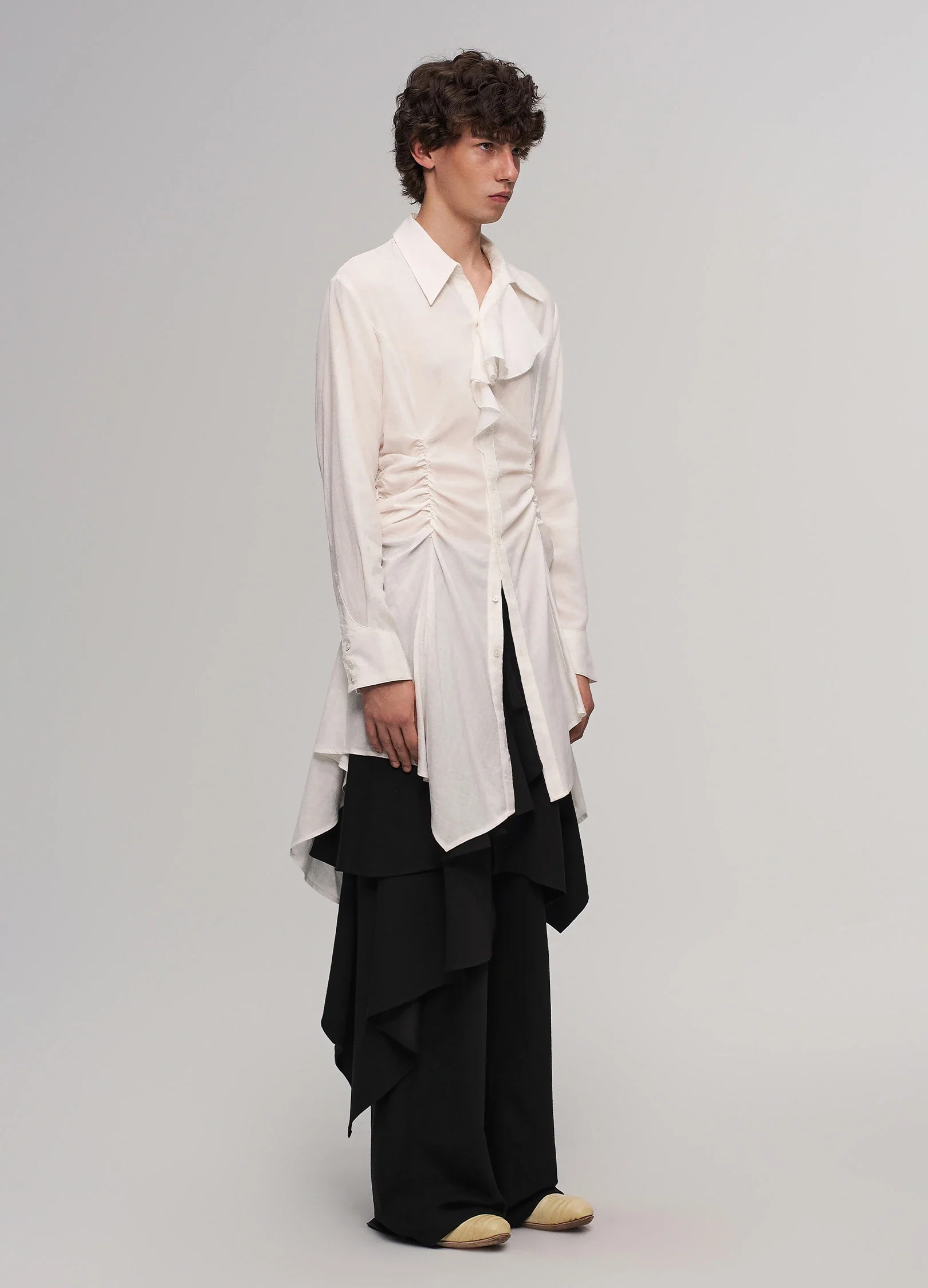 Layered Panel Trousers - Image 10