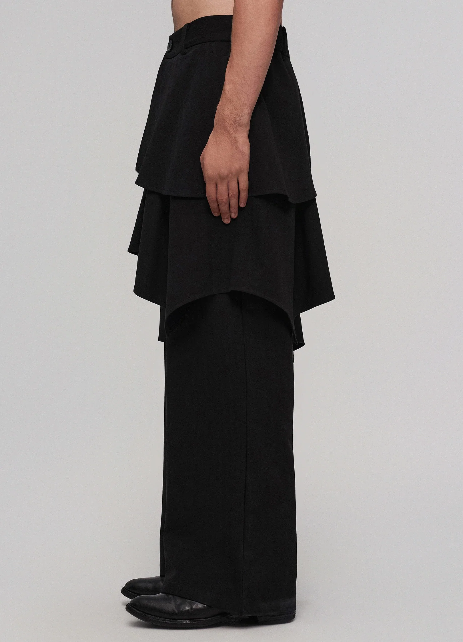 Layered Panel Trousers - Image 3