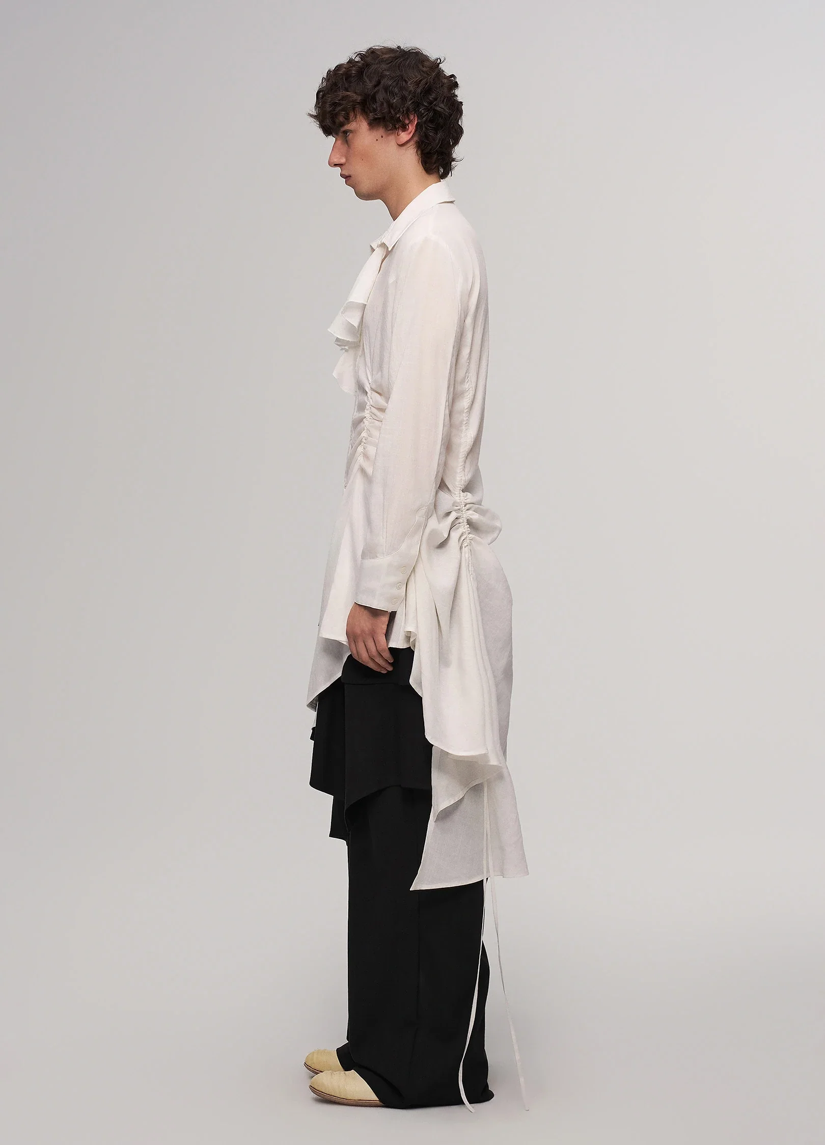 Layered Panel Trousers - Image 8