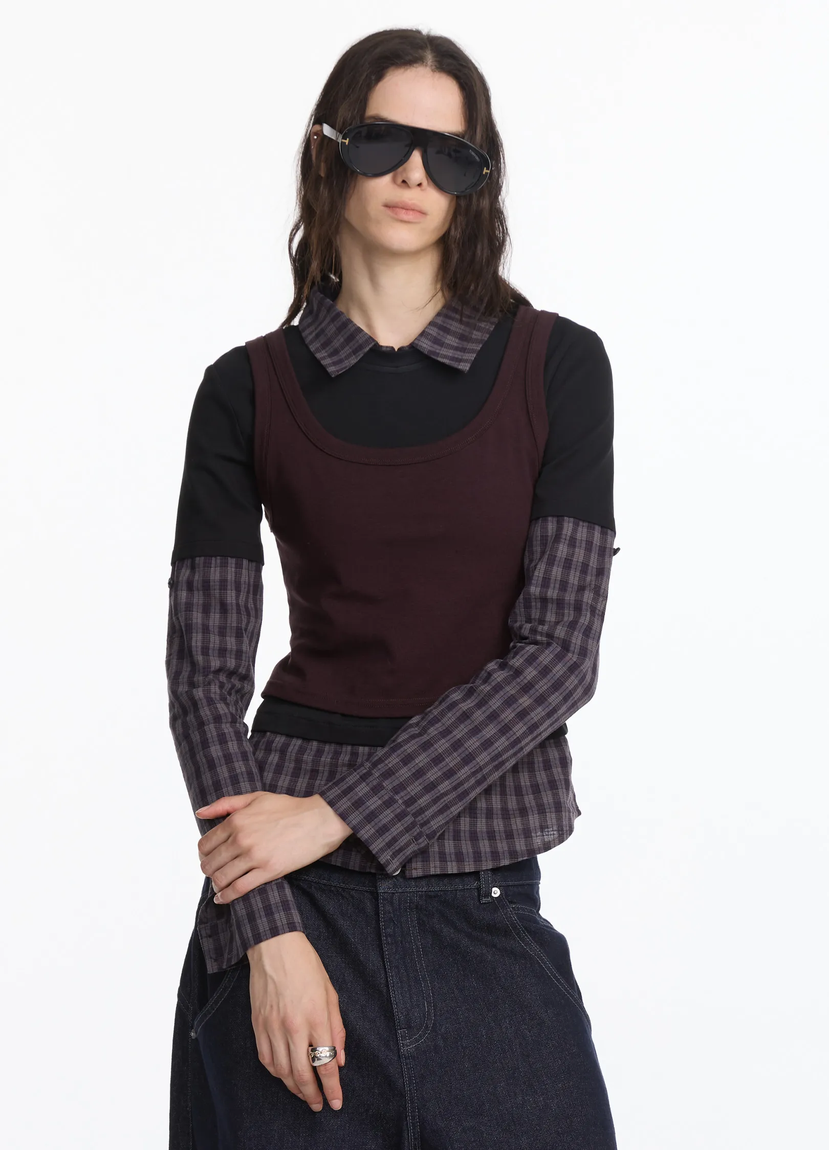 Layered Polo Top - Image 3