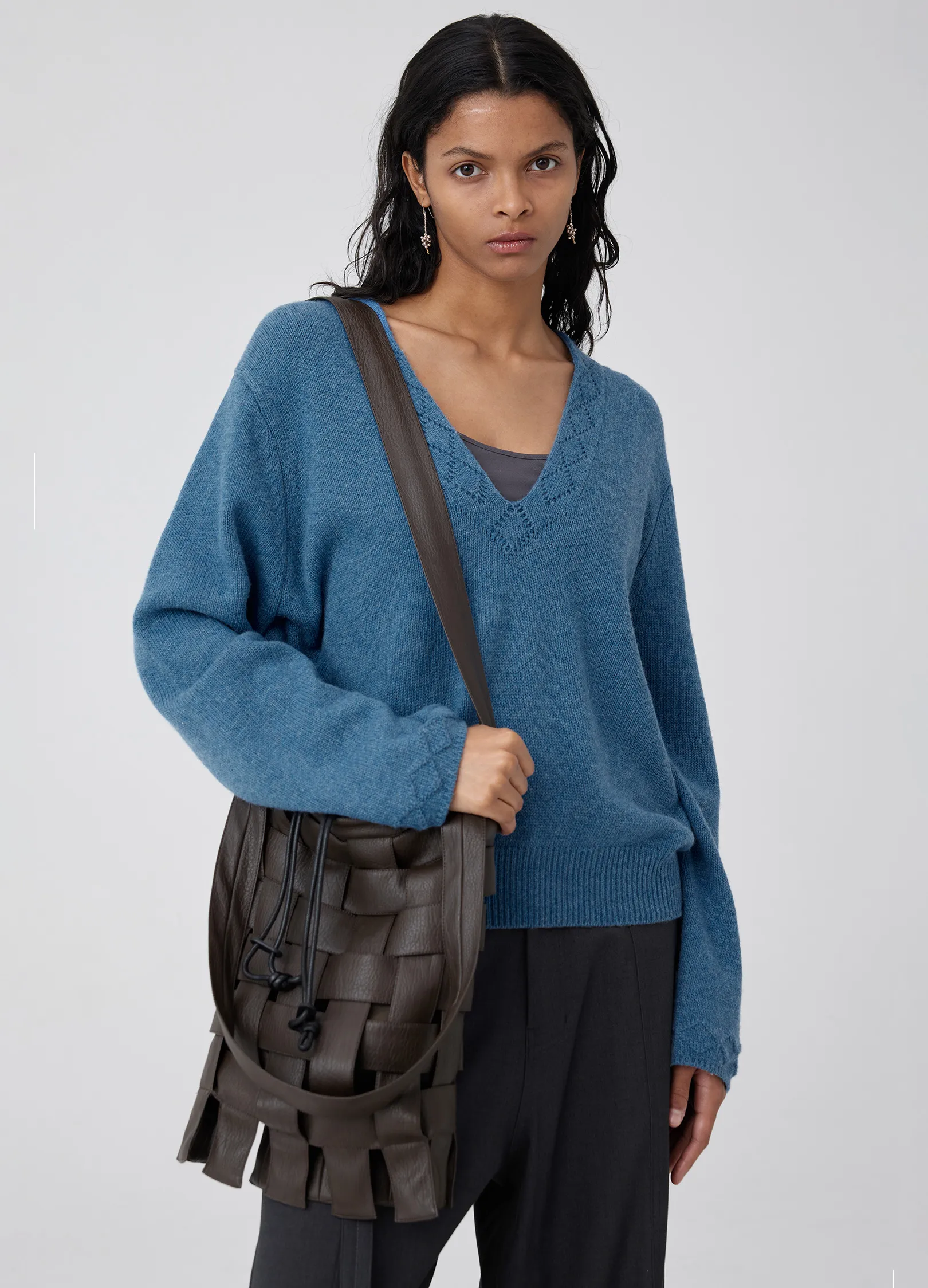 Leather Braided Bag - Image 2