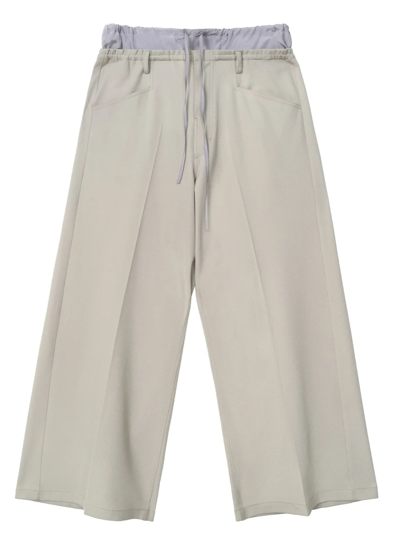 Light Splicing Wide Trousers - Image 16