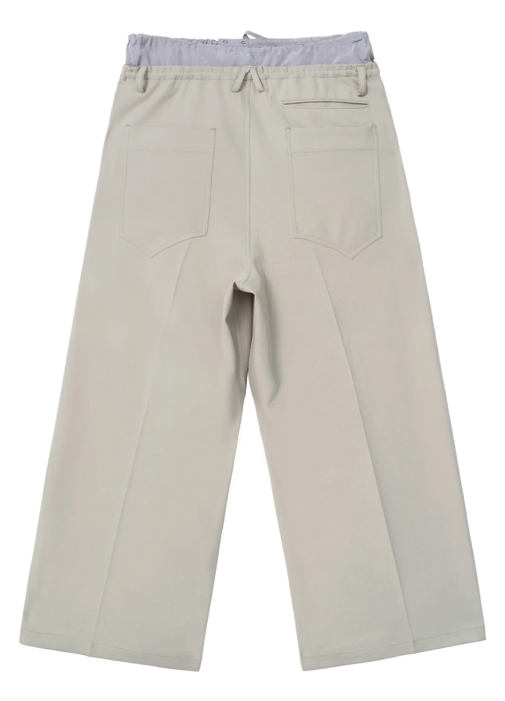 Light Splicing Wide Trousers - Image 18