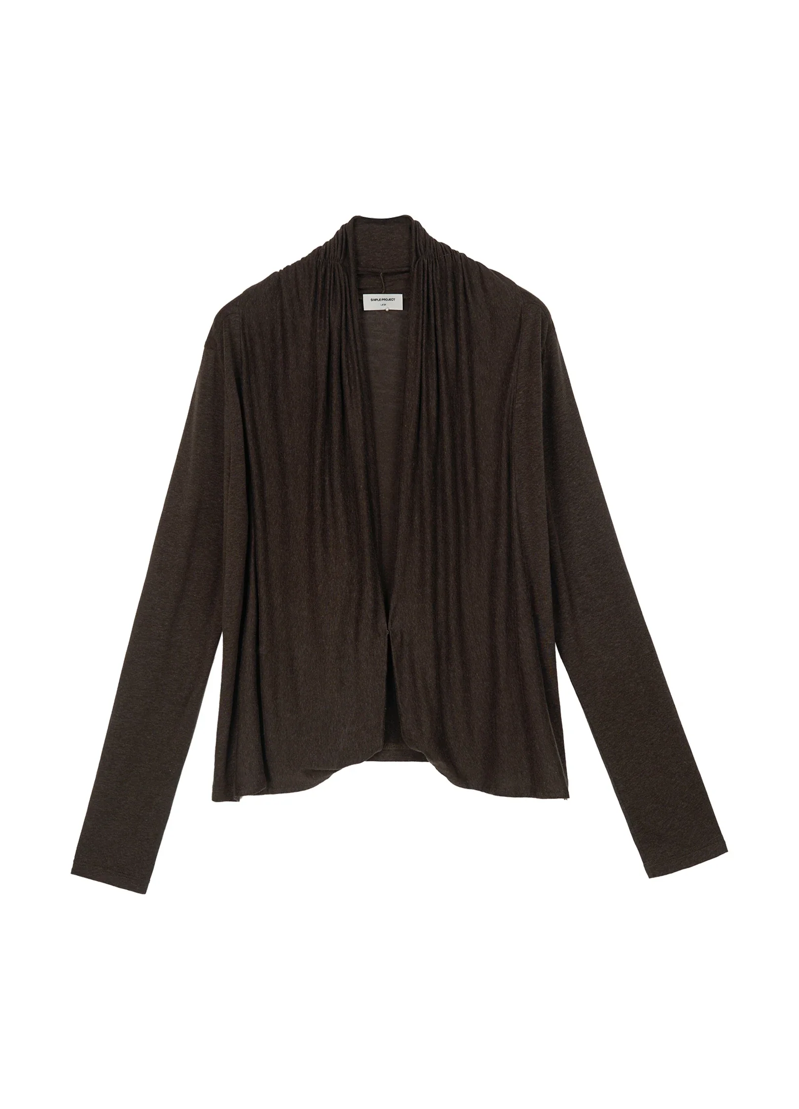 Linen Cowl Cardigan - Image 14