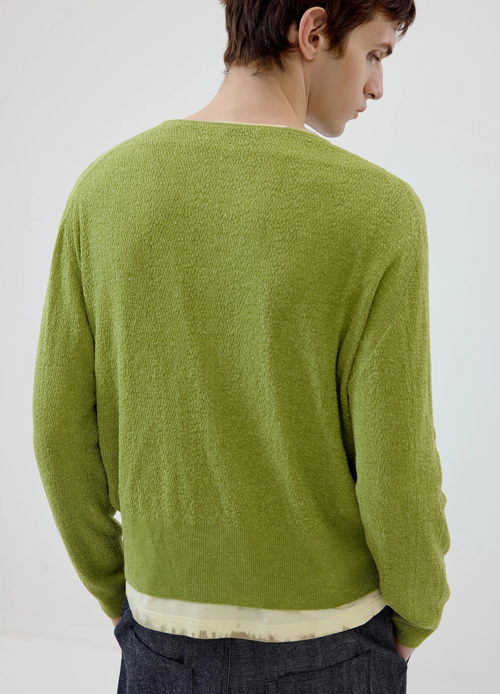 Linen Knit Cardigan - Image 7