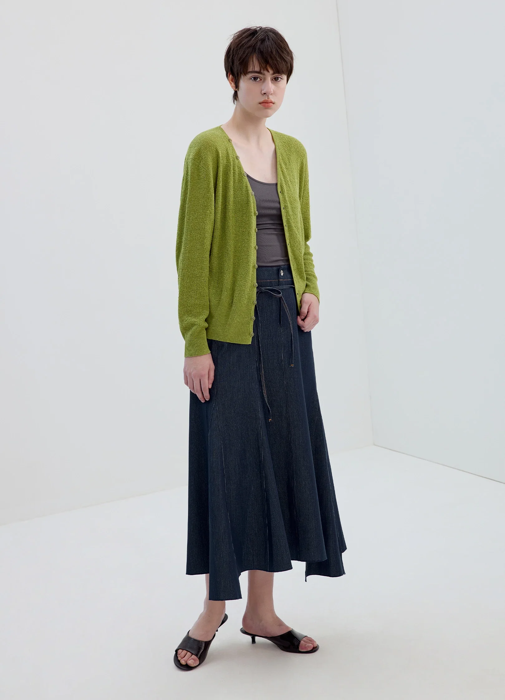 Linen Knit Cardigan - Image 9