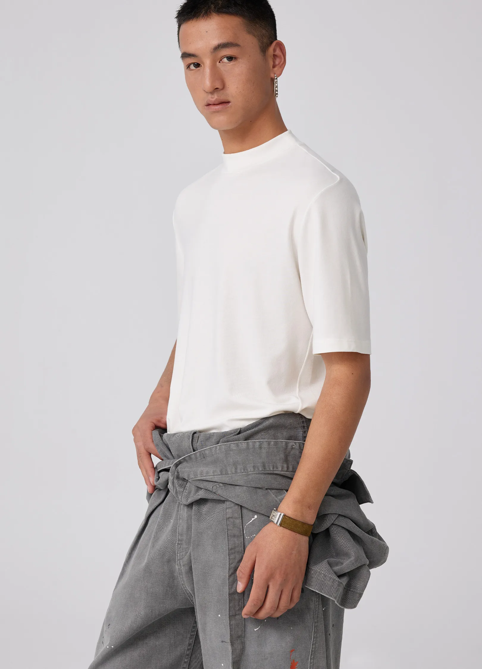 Mock Neck Tee - Image 4