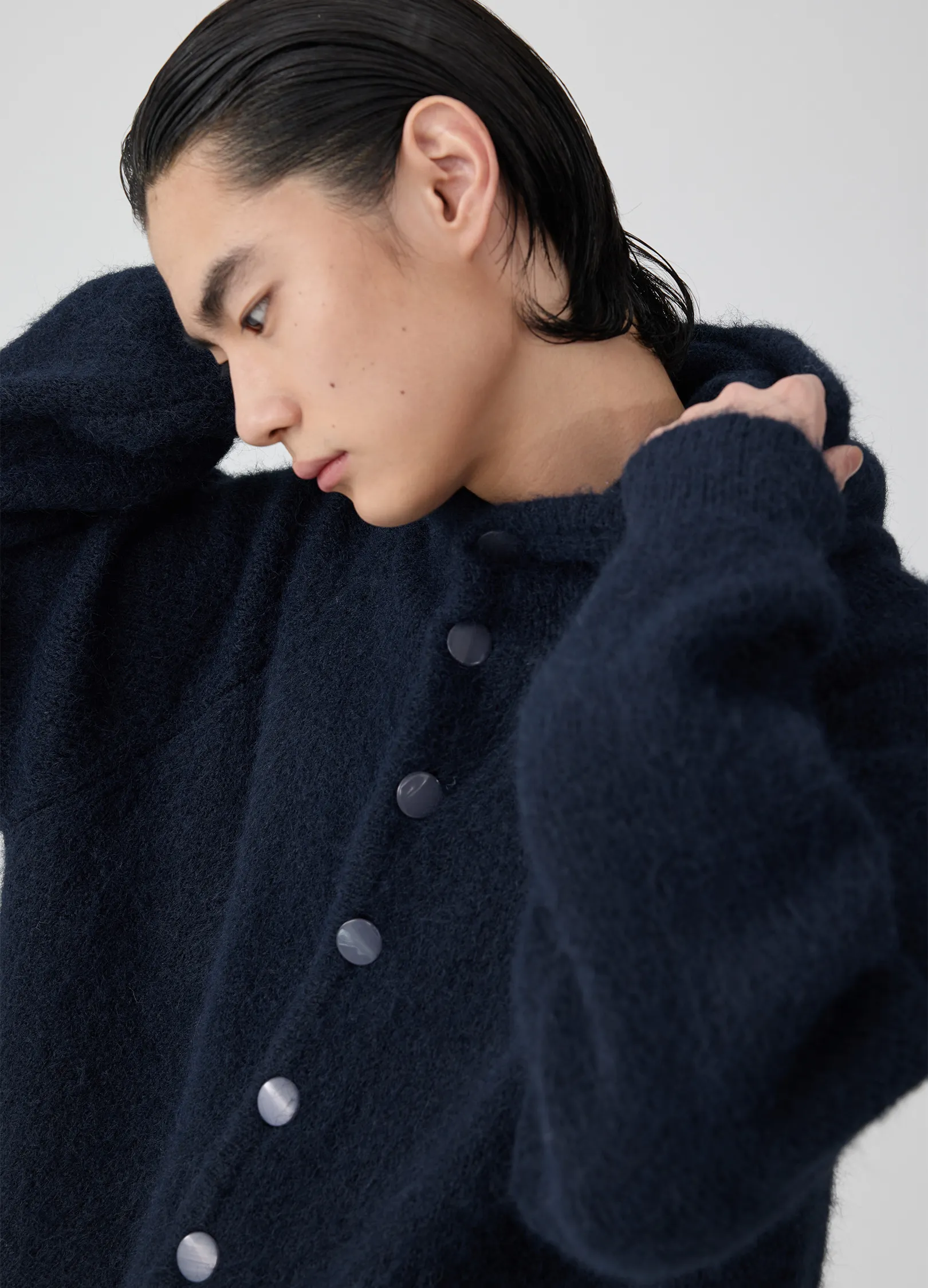 Mohair Button Hoodie - Image 12
