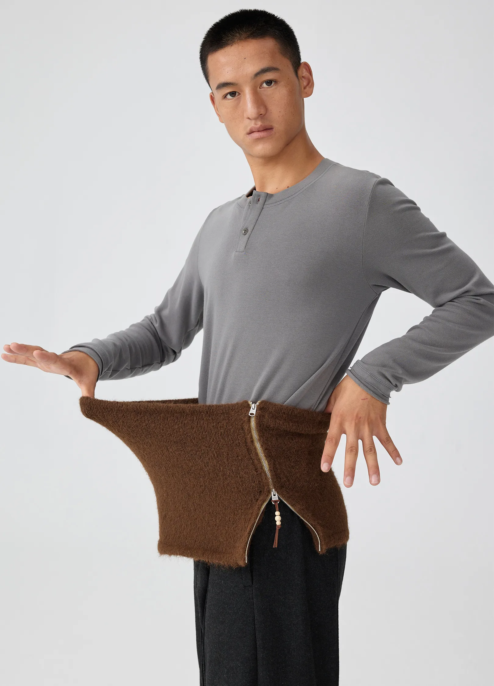 Mohair Double Miniskirt - Image 12