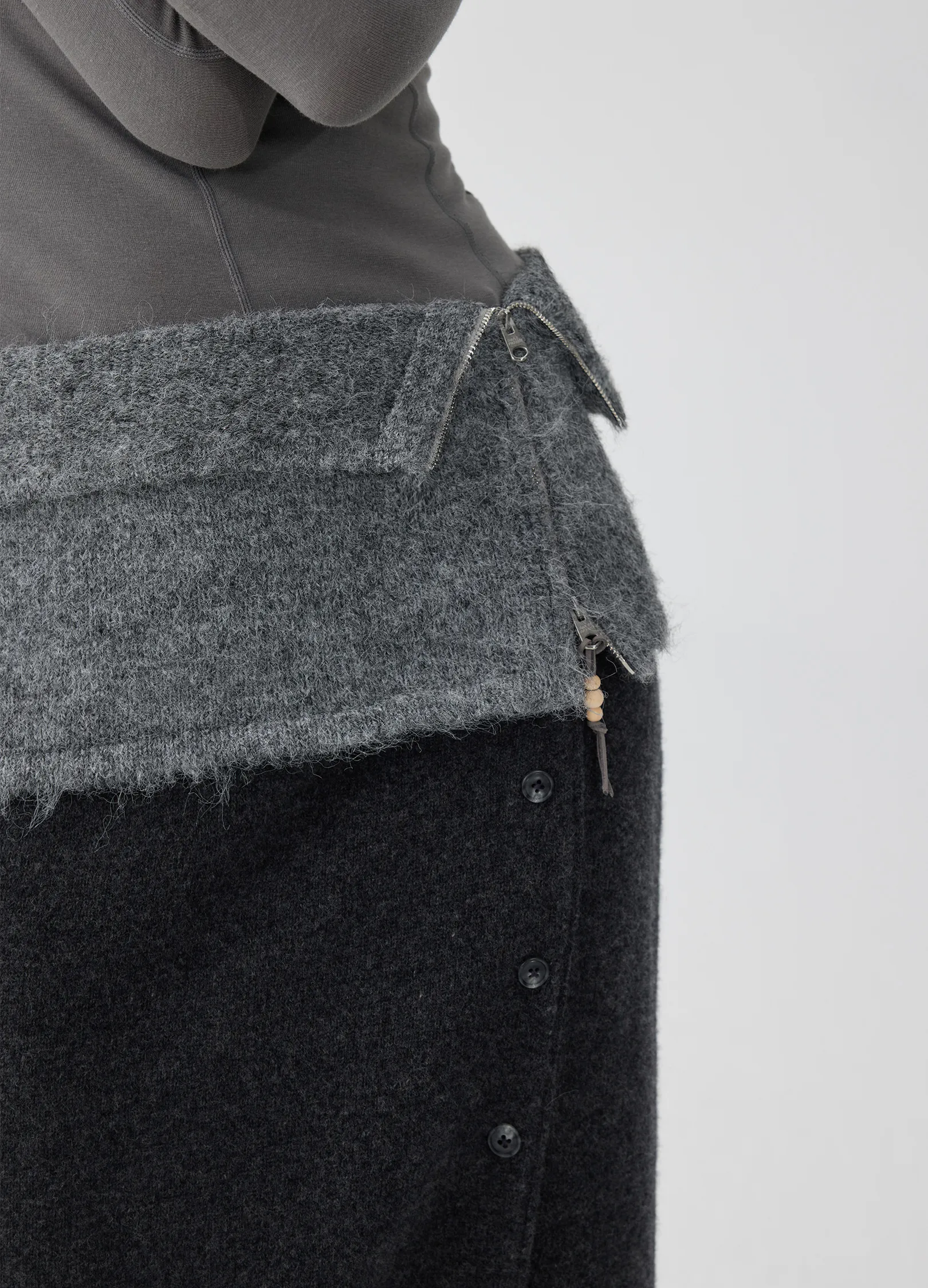Mohair Double Miniskirt - Image 5