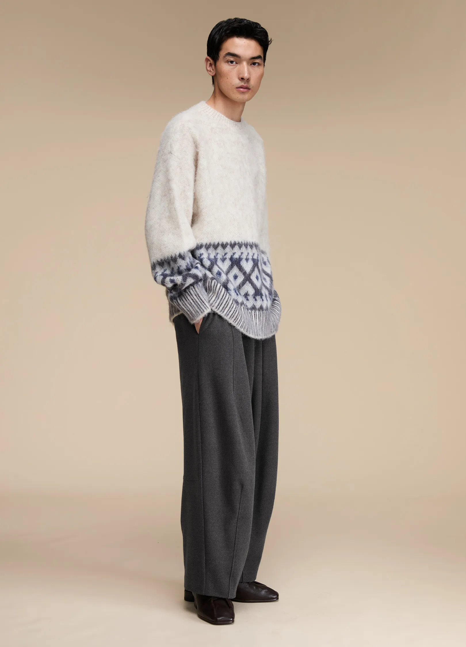 Mohair Graphic Sweater - Image 6