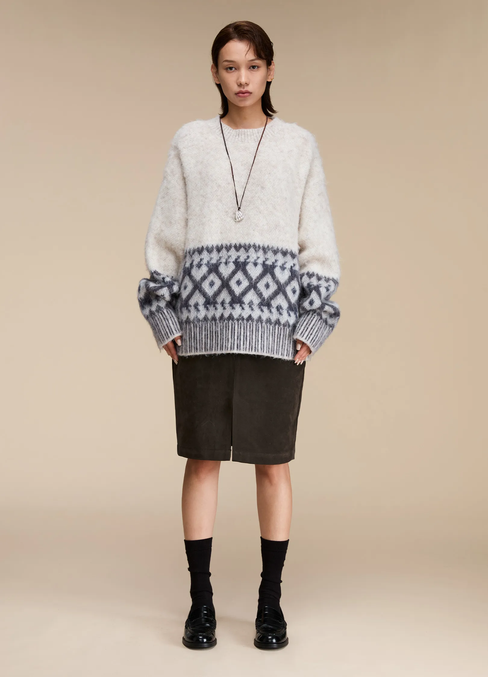 Mohair Graphic Sweater - Image 7