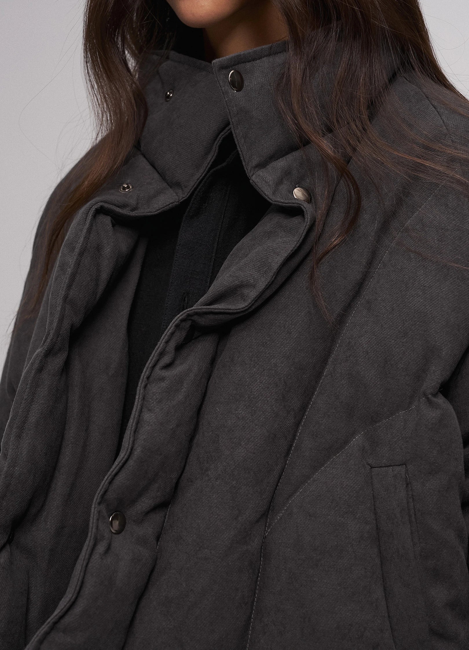 Offset Collar Puffer - Image 11