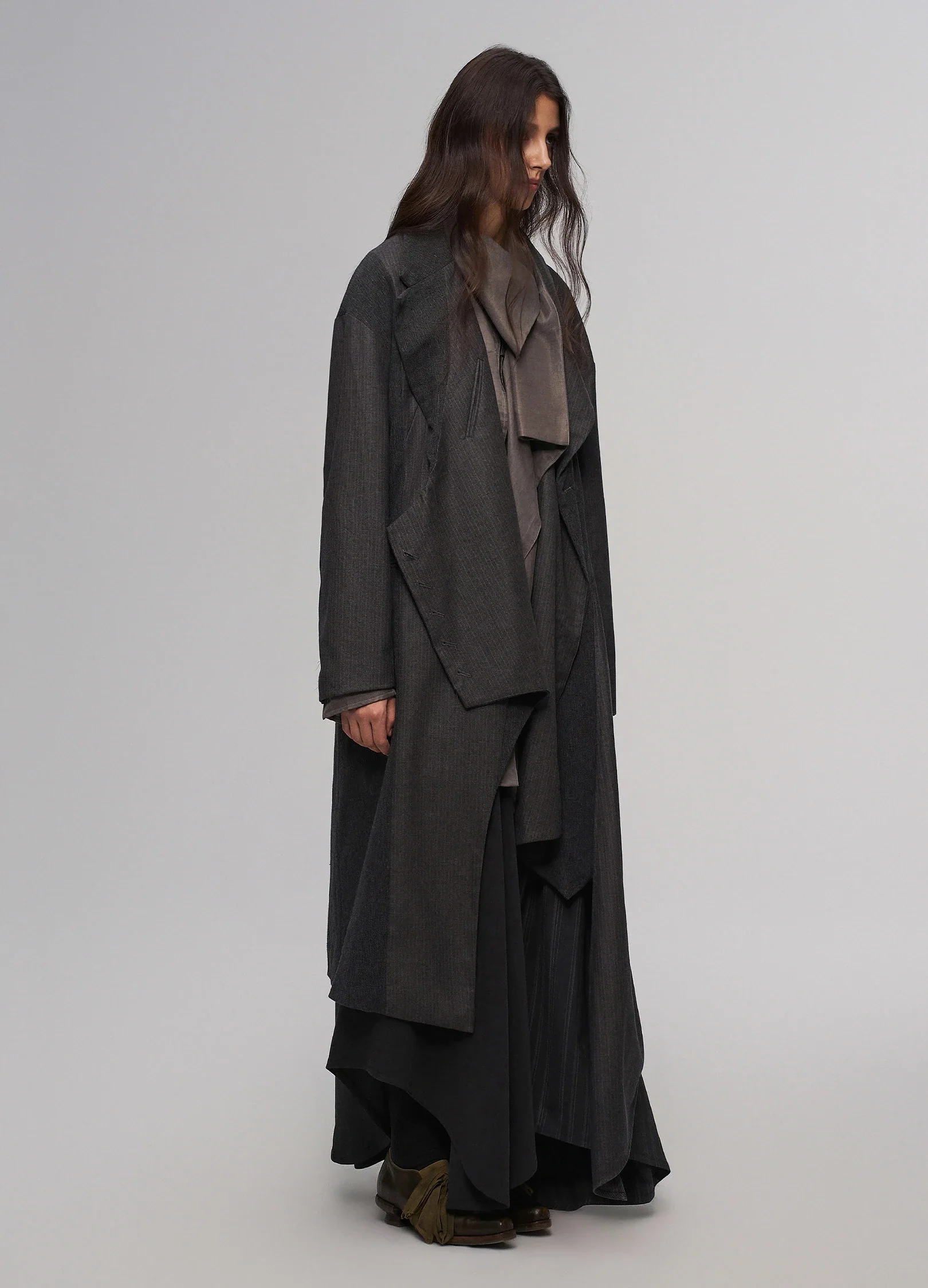 Offset Pleat Trousers - Image 10
