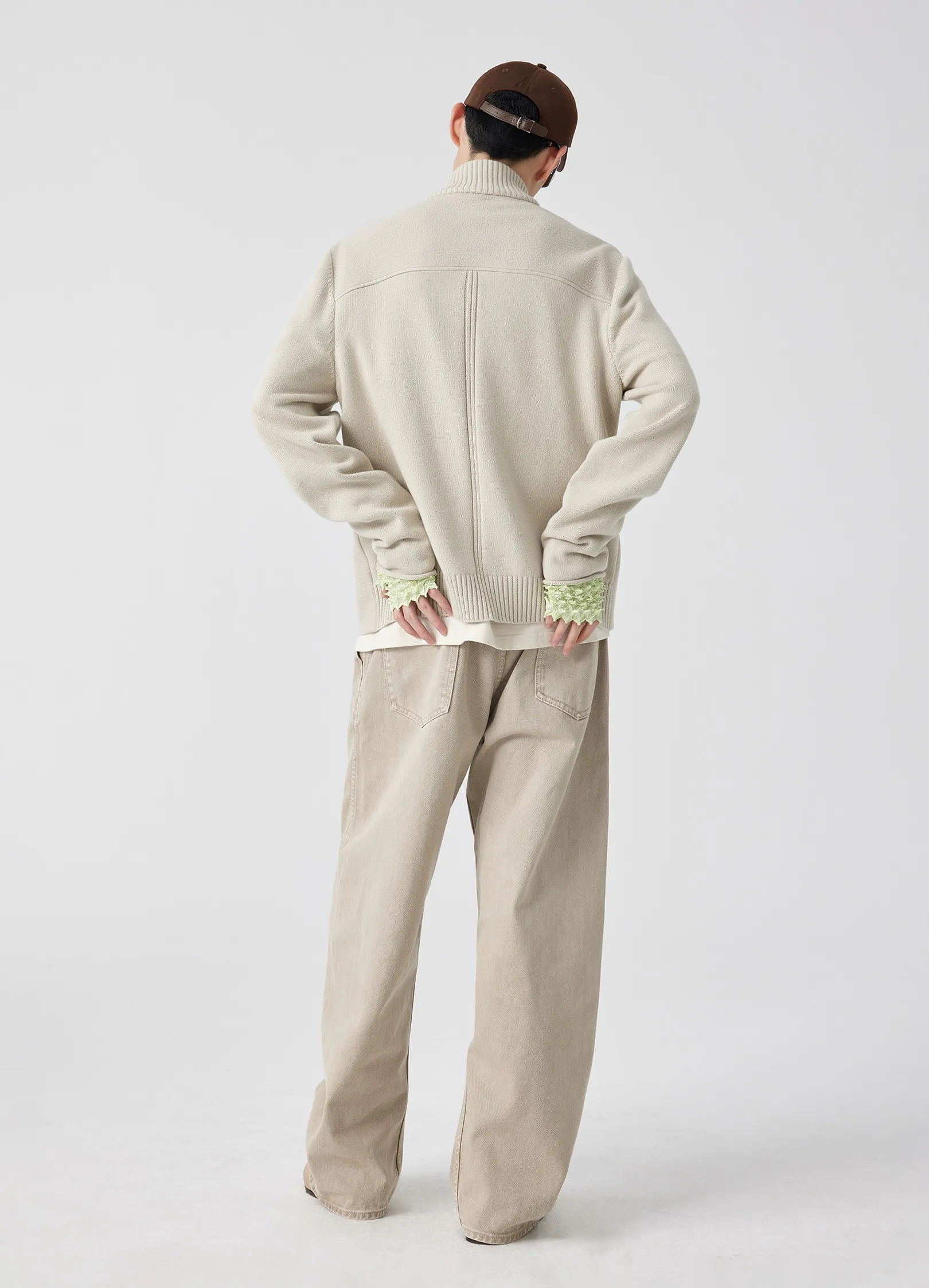 Paneled Knit Jacket - Image 12