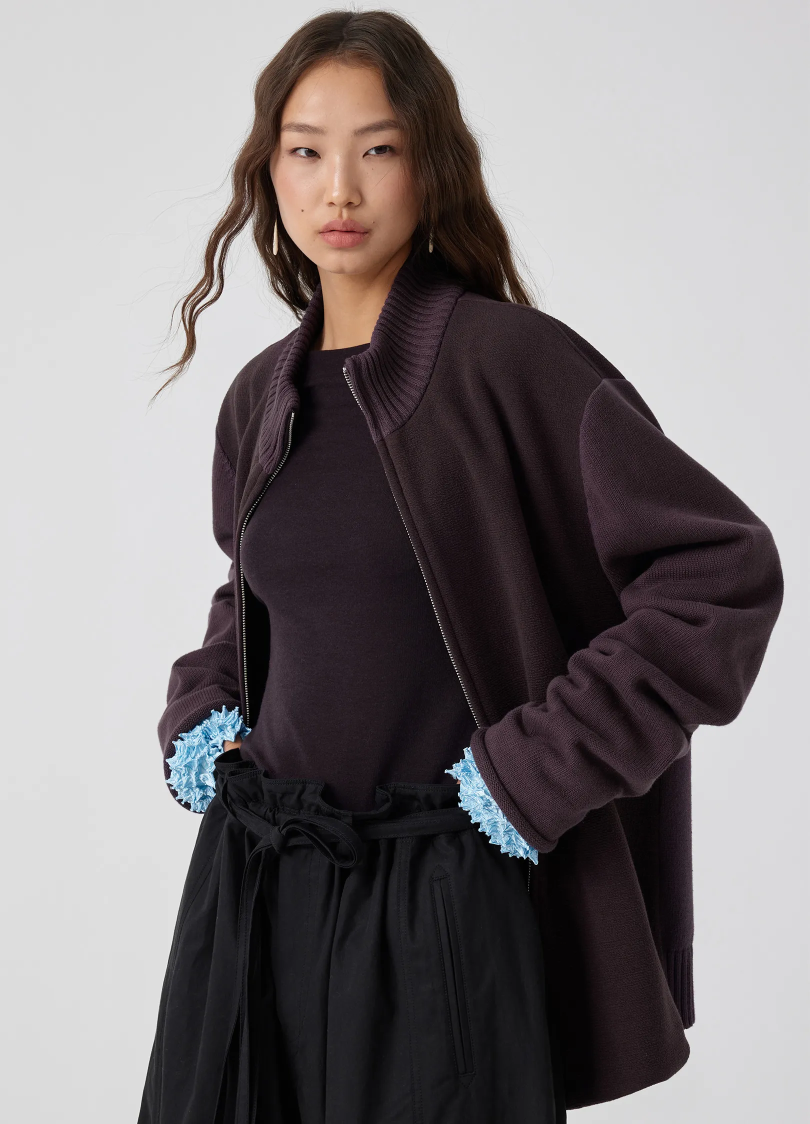Paneled Knit Jacket - Image 6