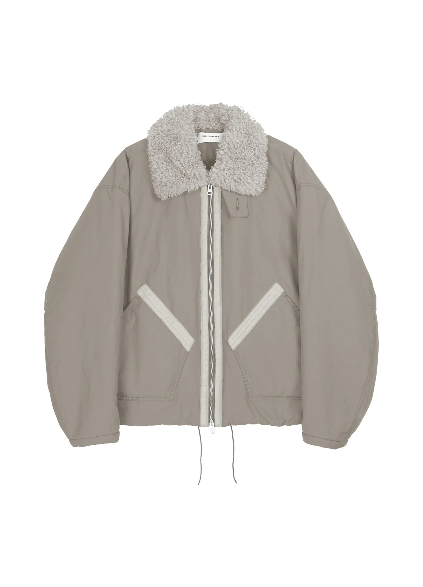 Patchwork Aviator Jacket - Image 14