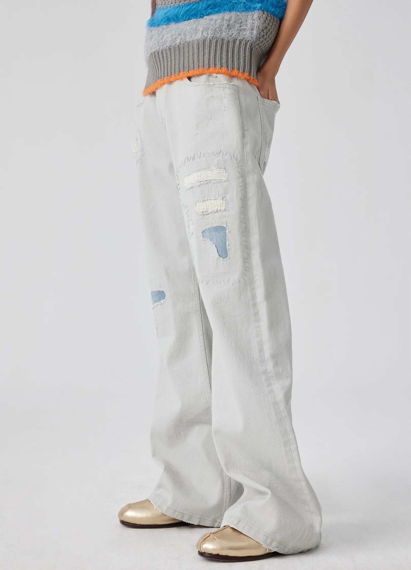 Patchwork Light Denims - Image 8