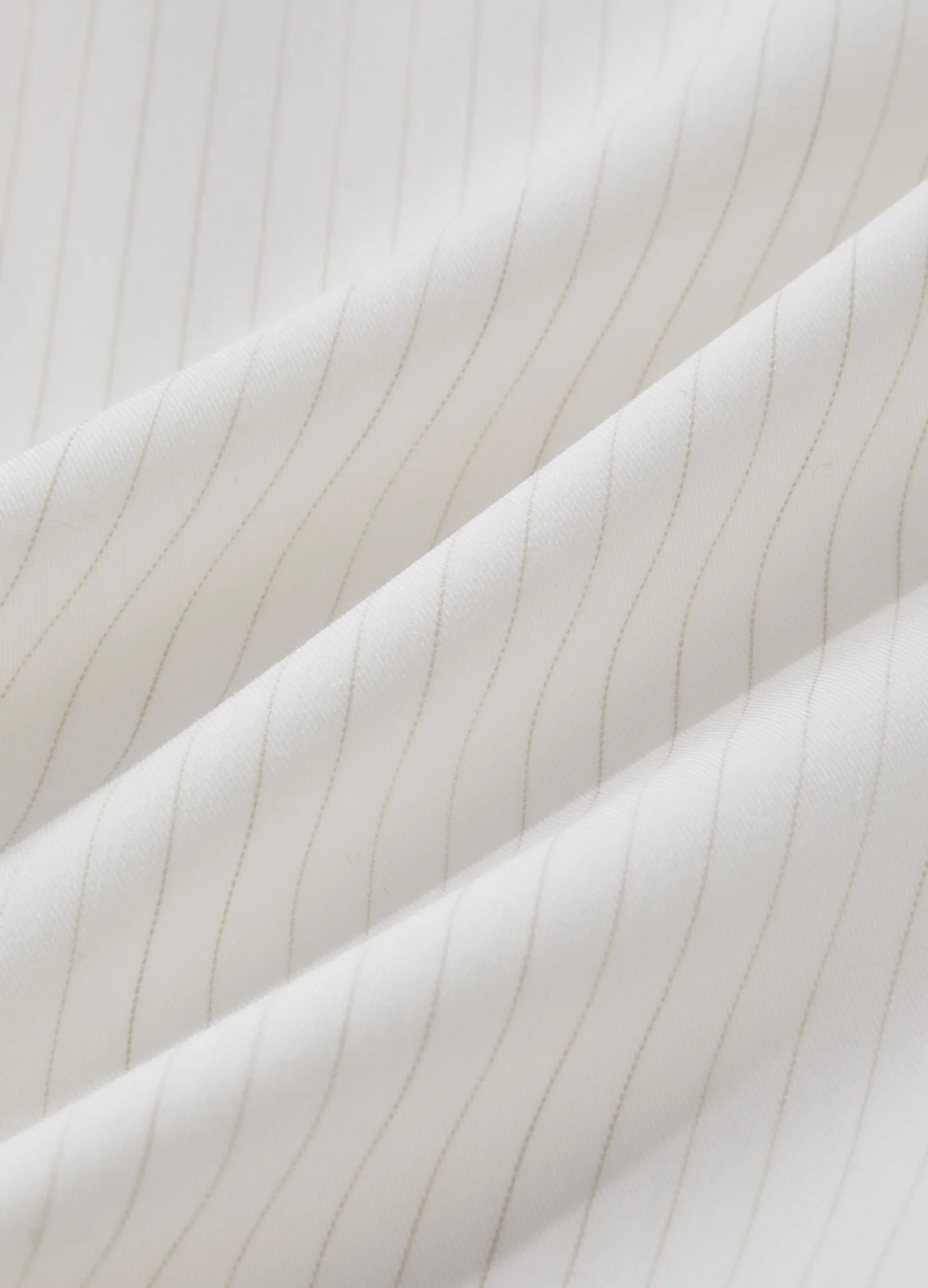 Pinstripe Extended Shirt - Image 11
