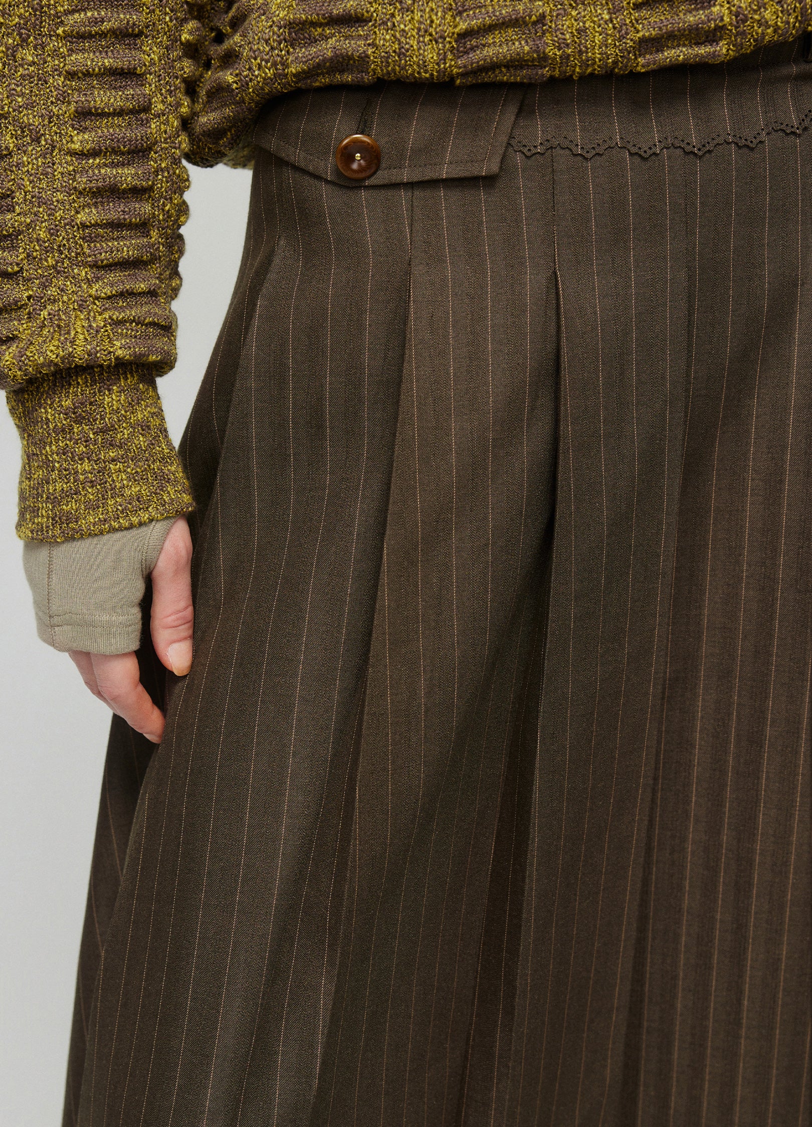Pinstripe Skirt - Image 6