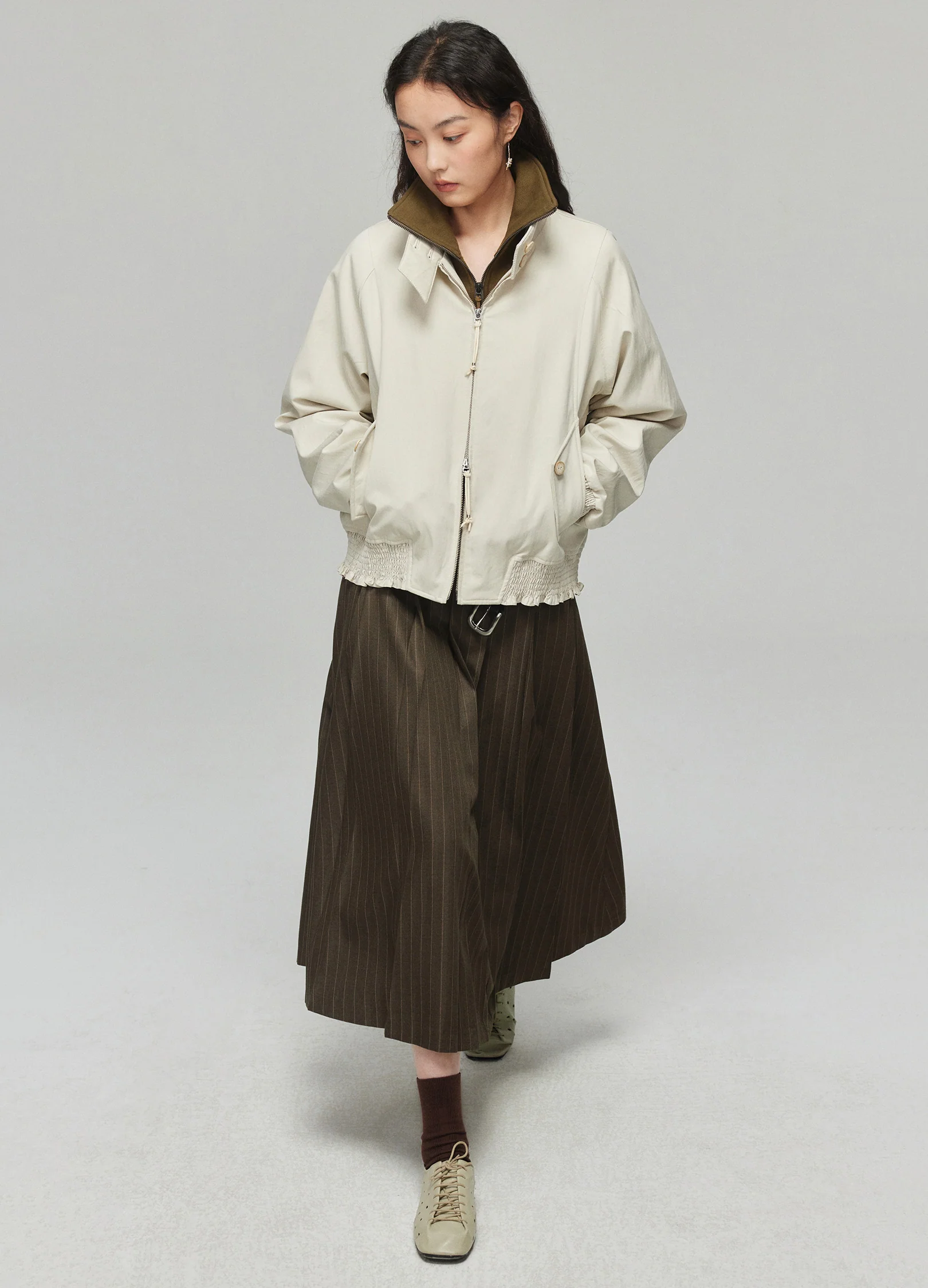 Pinstripe Skirt - Image 7