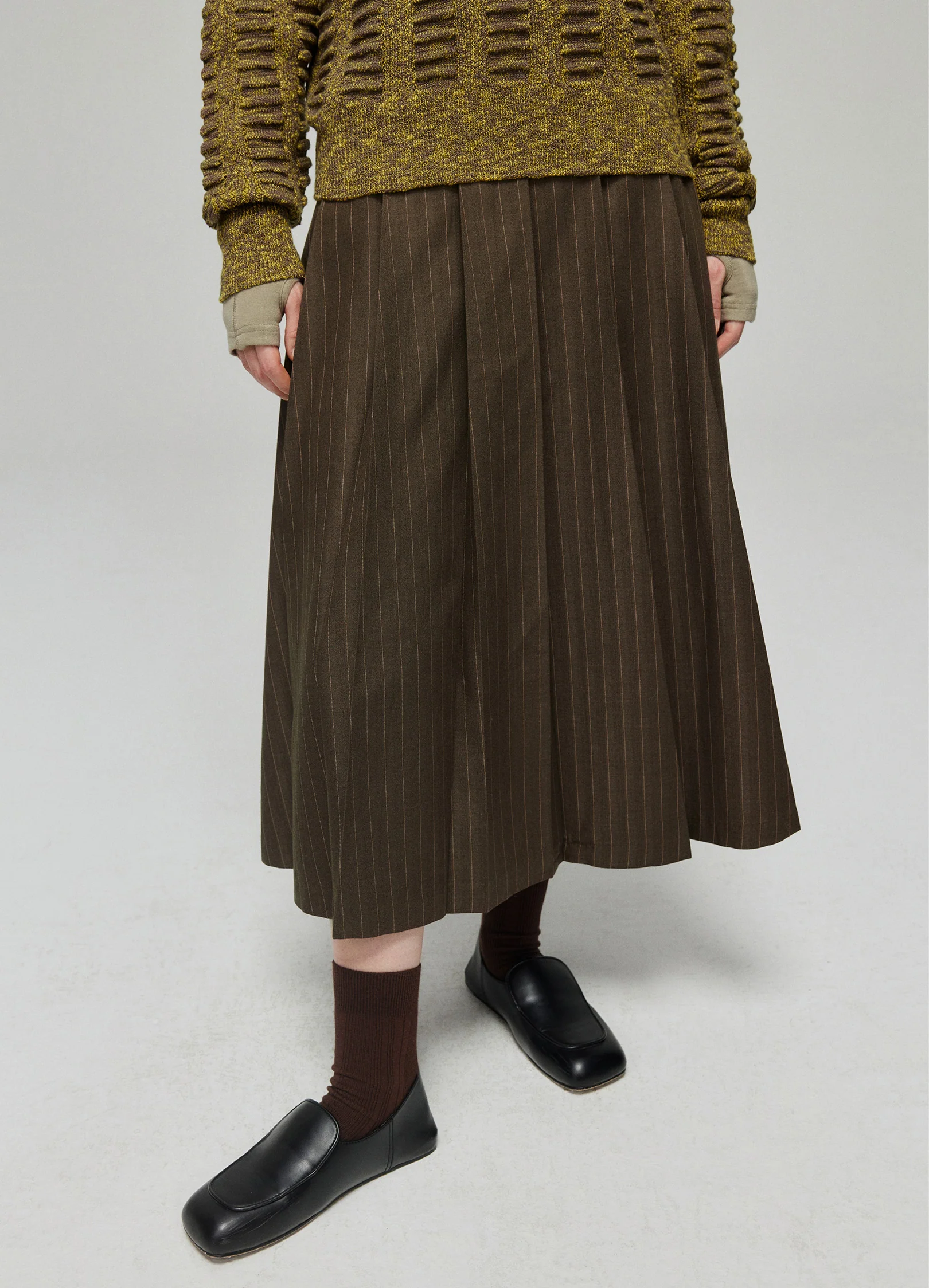 Pinstripe Skirt - Image 9