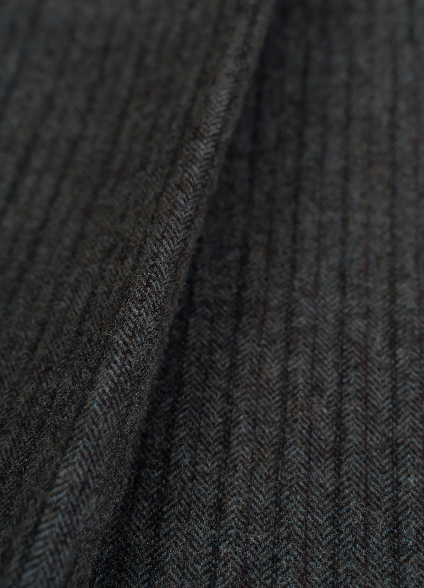 Pinstripe Wool Skirt - Image 10