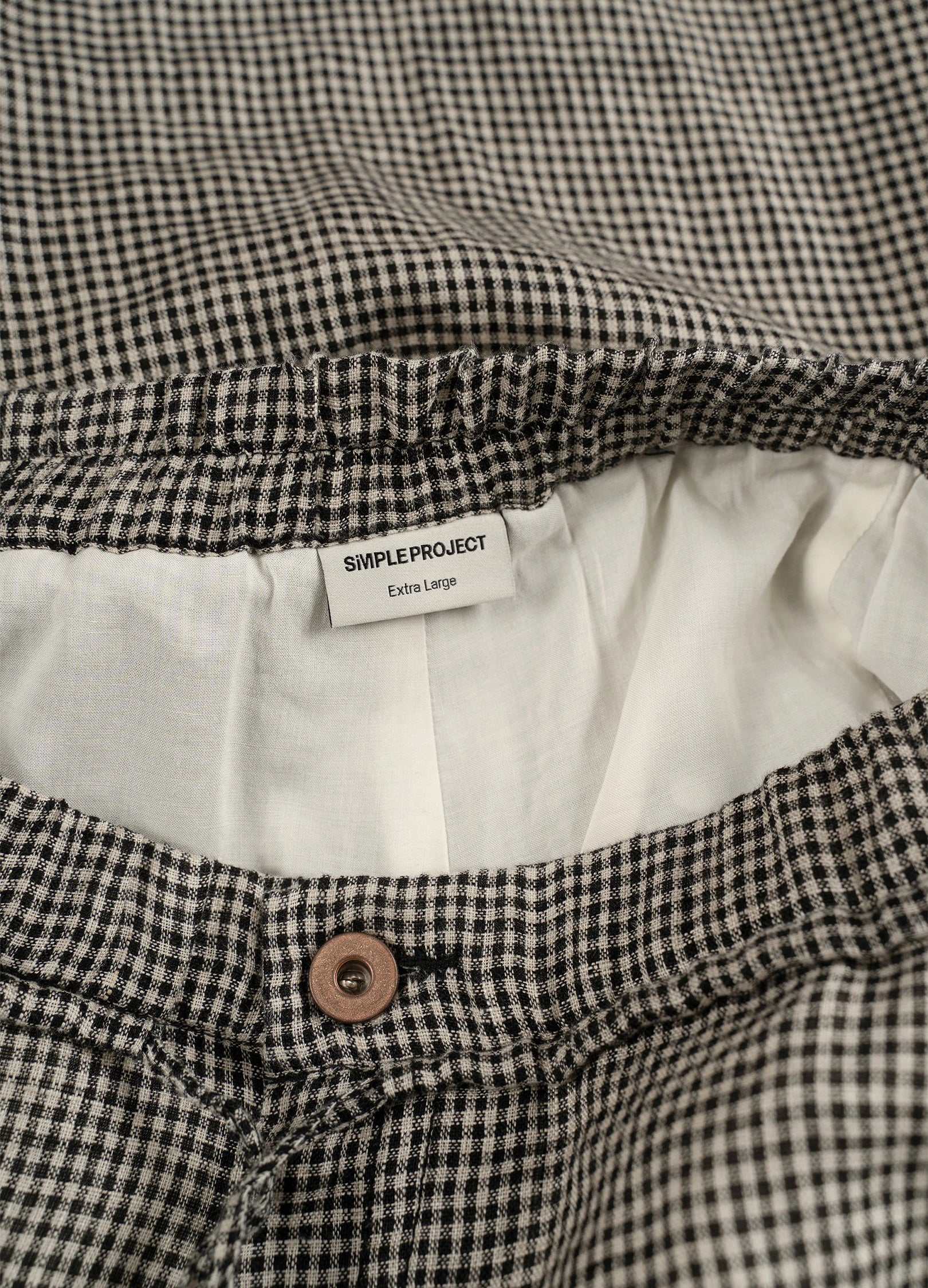 Plaid Linen Trousers - Image 12