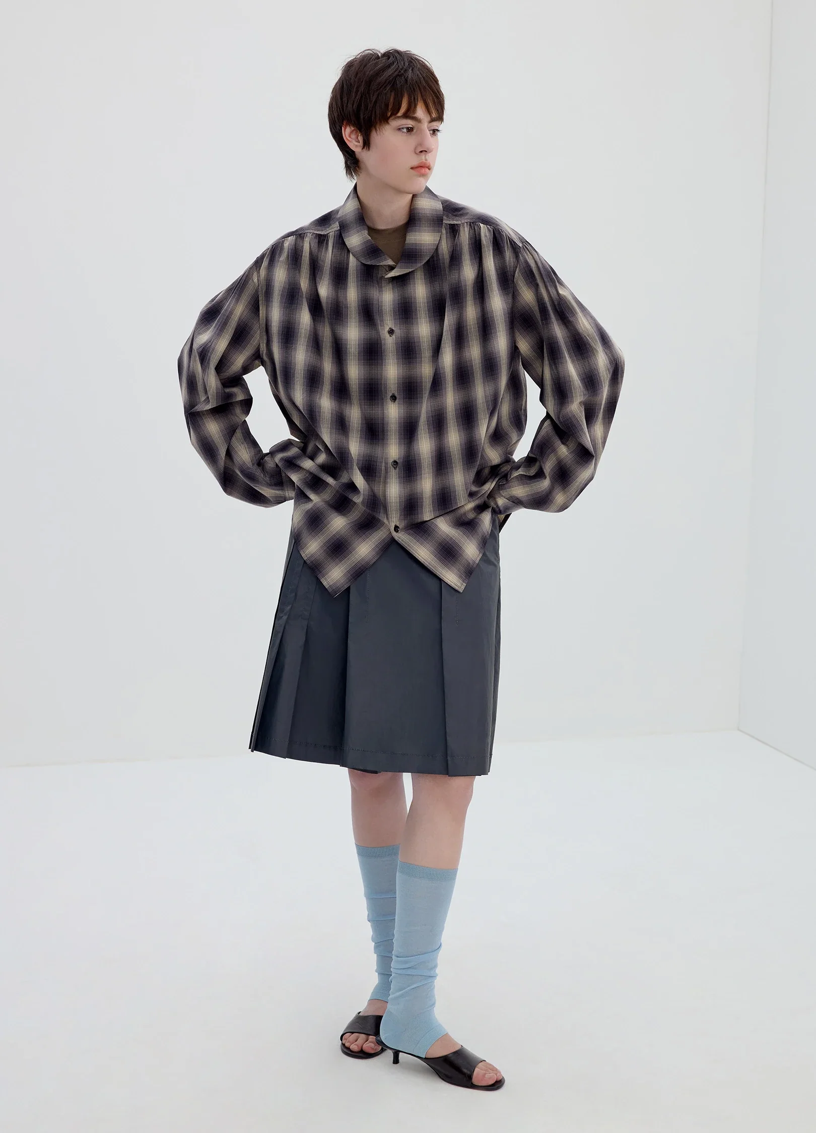 Plaid Shawl Shirt - Image 6