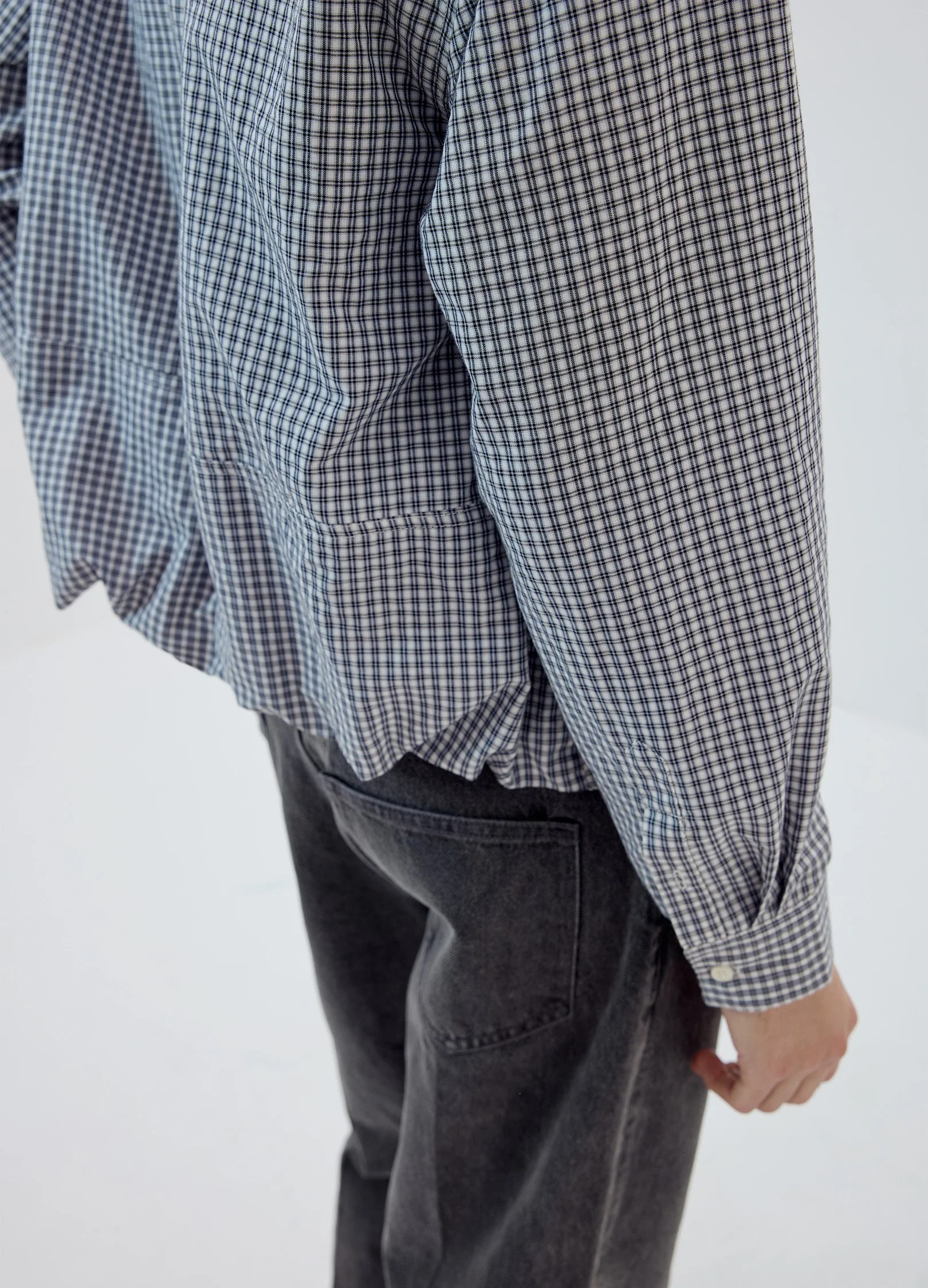 Plaid Structured Shirt - Image 14