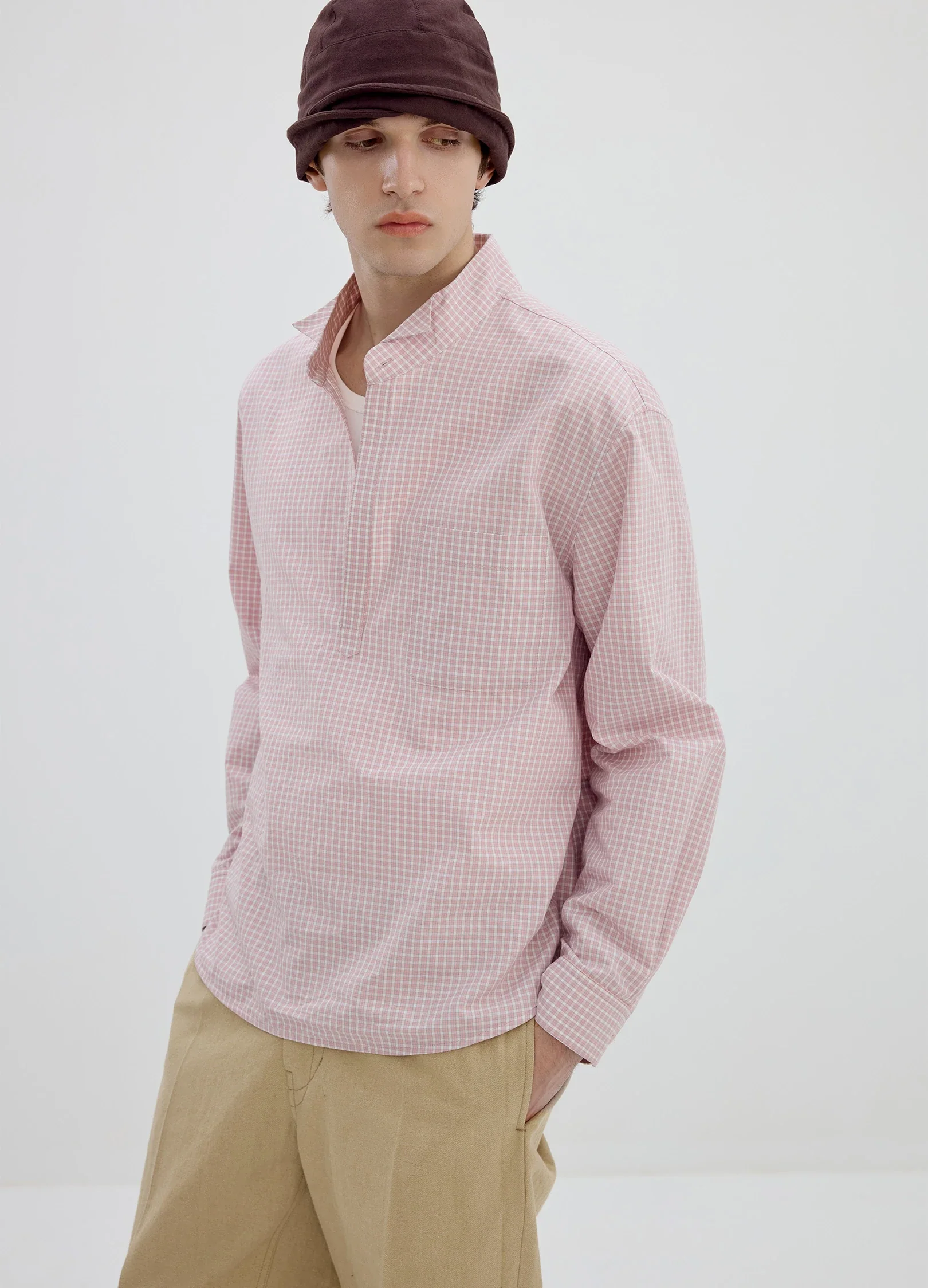 Plaid Structured Shirt - Image 2