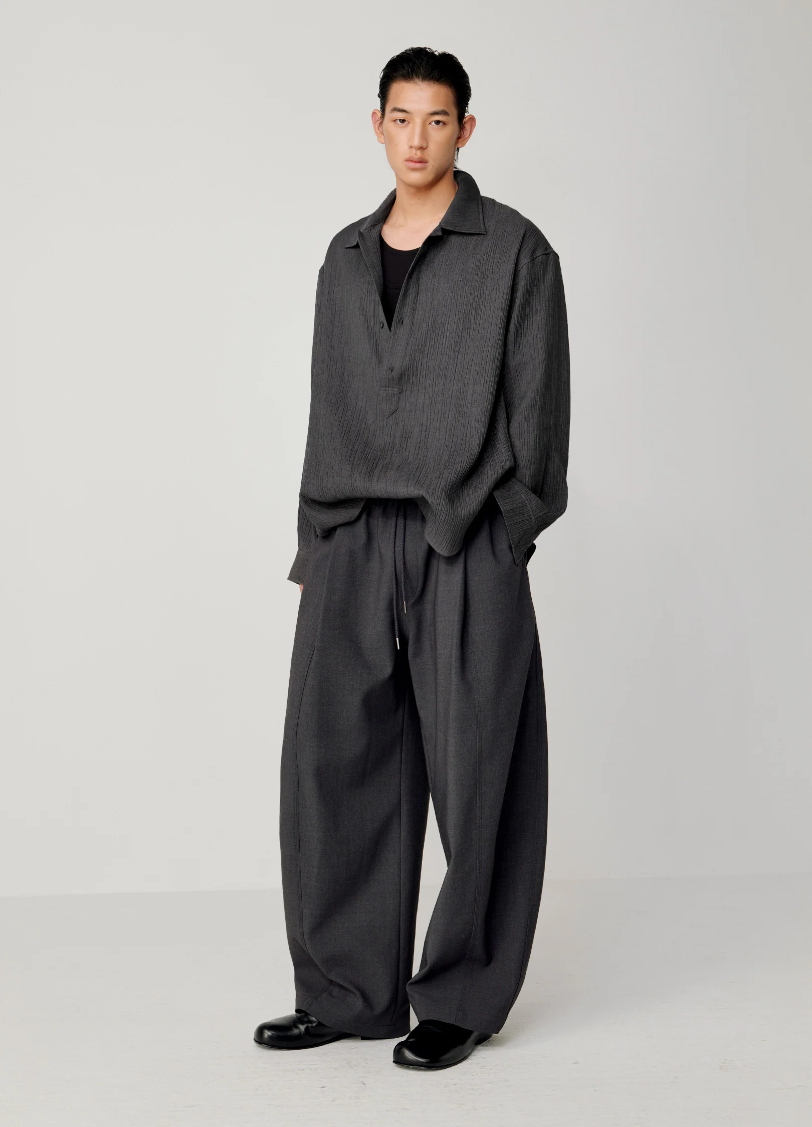 Pleated Casual Shirt