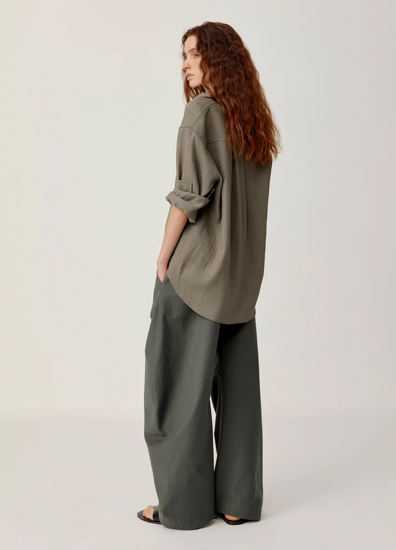 Pleated Casual Shirt - Image 11