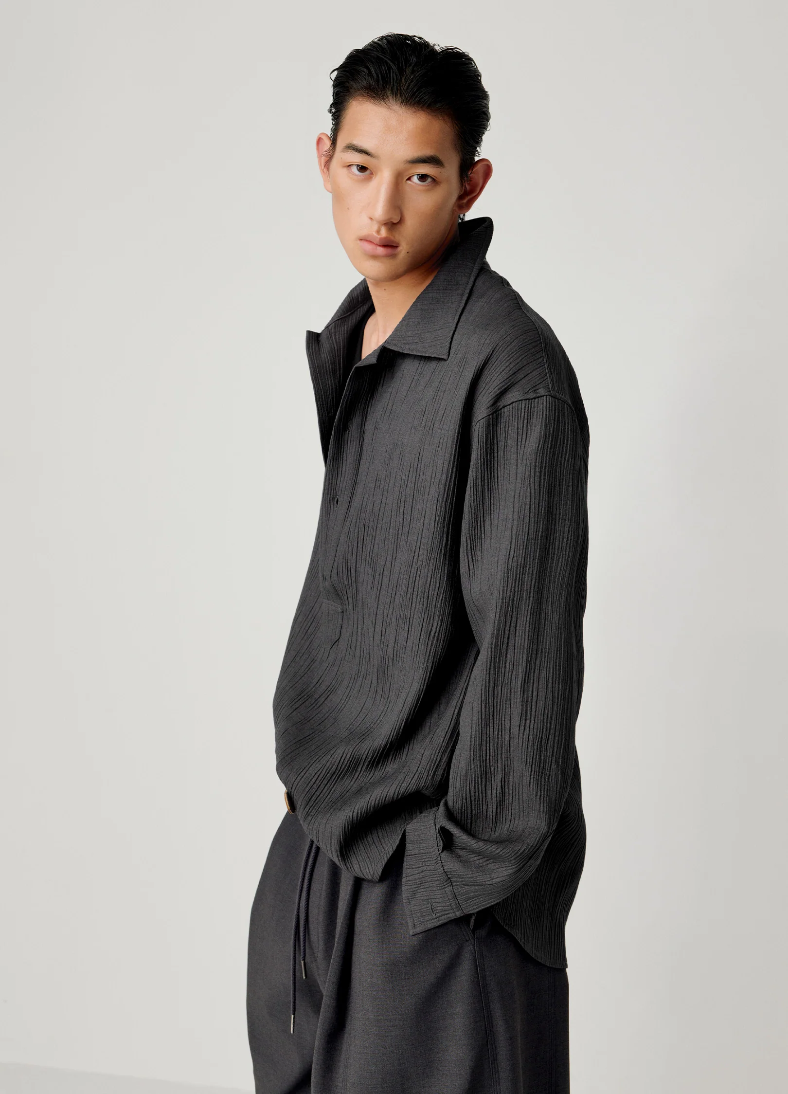 Pleated Casual Shirt - Image 14