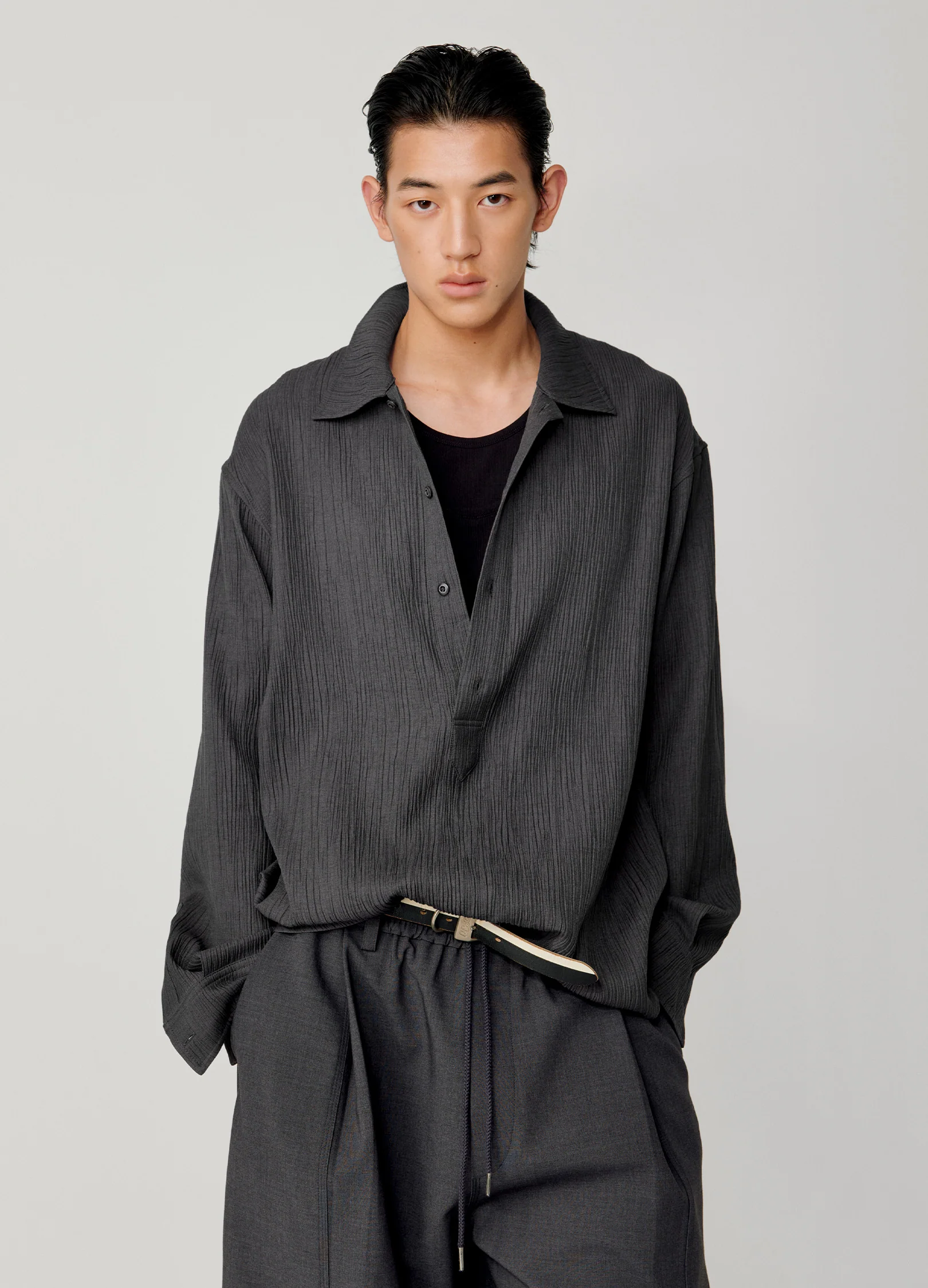 Pleated Casual Shirt - Image 5