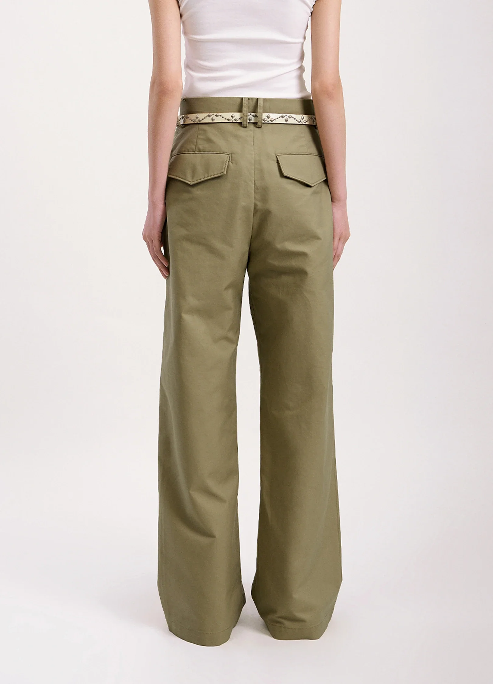 Pleated Chino Trousers - Image 12